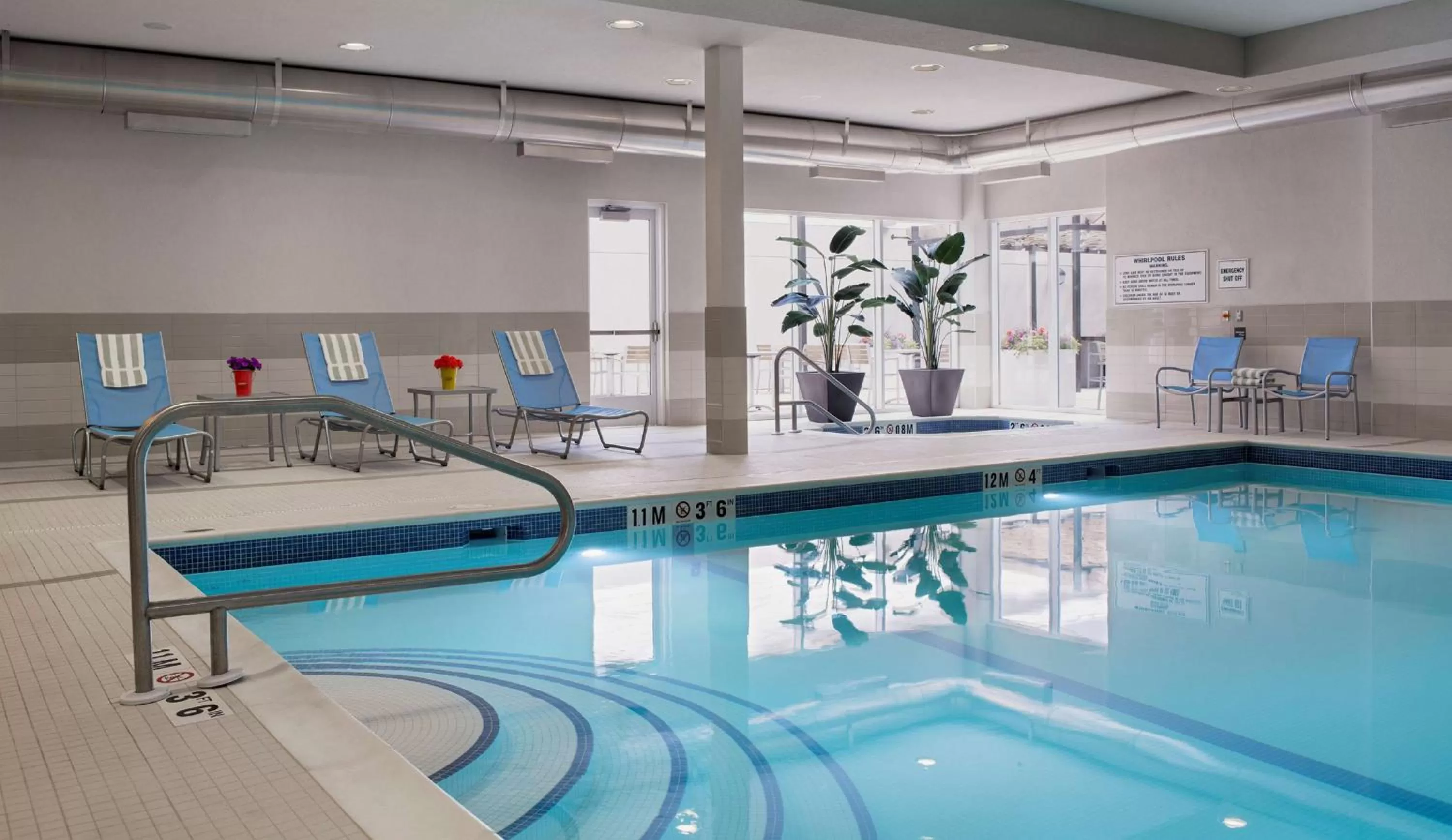 Pool view in Homewood Suites by Hilton Winnipeg Airport - Polo Park