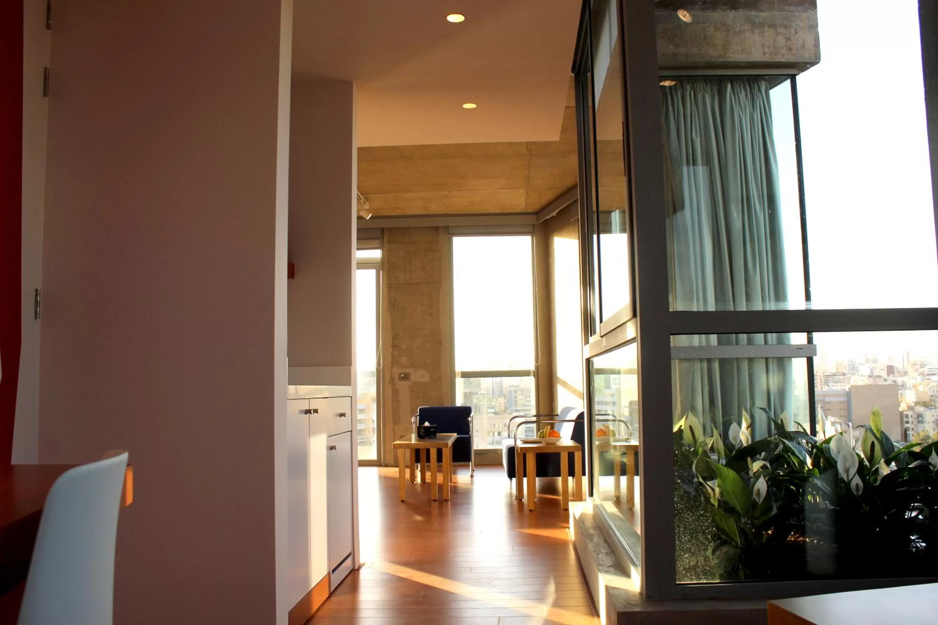 Seating area in Bossa Nova Beirut Hotel