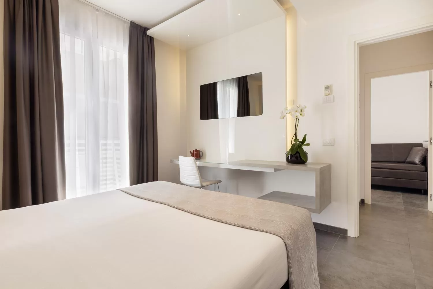 Photo of the whole room, Bed in Baldinini Hotel