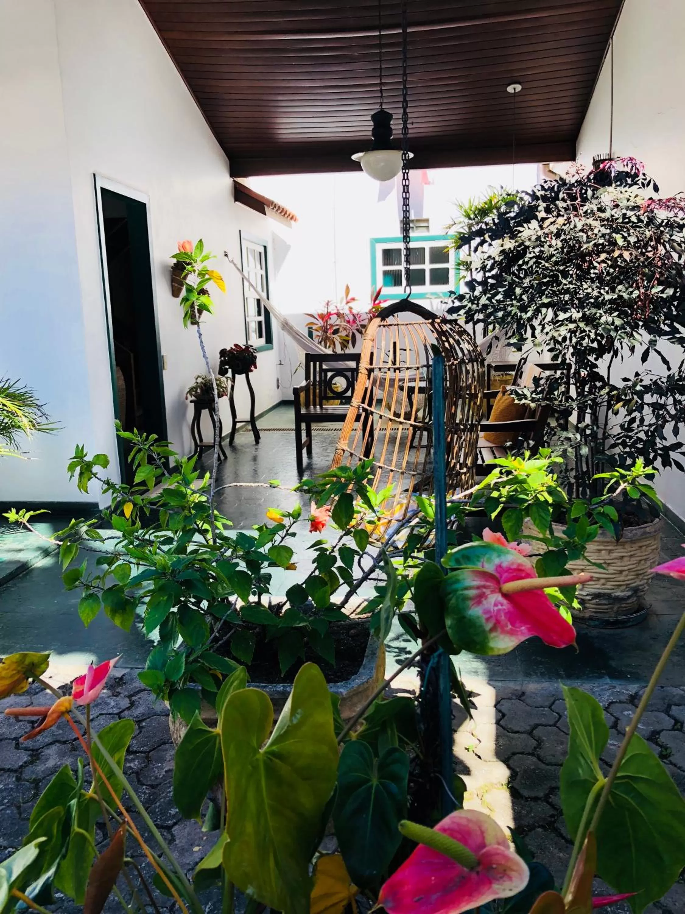 Garden in Pousada Canteiros