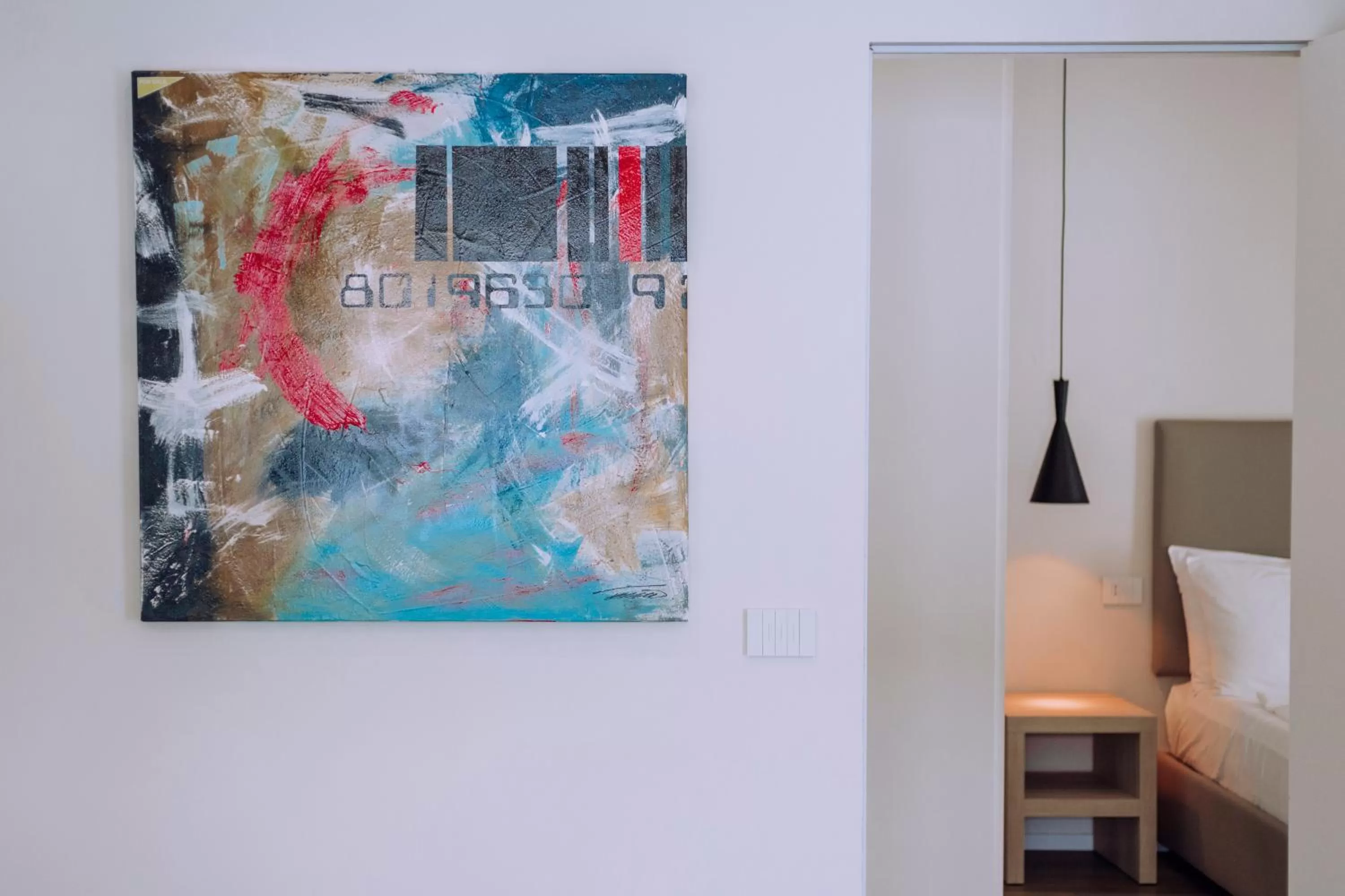 Decorative detail, Bed in Ah Porticcioli Boutique Apartments