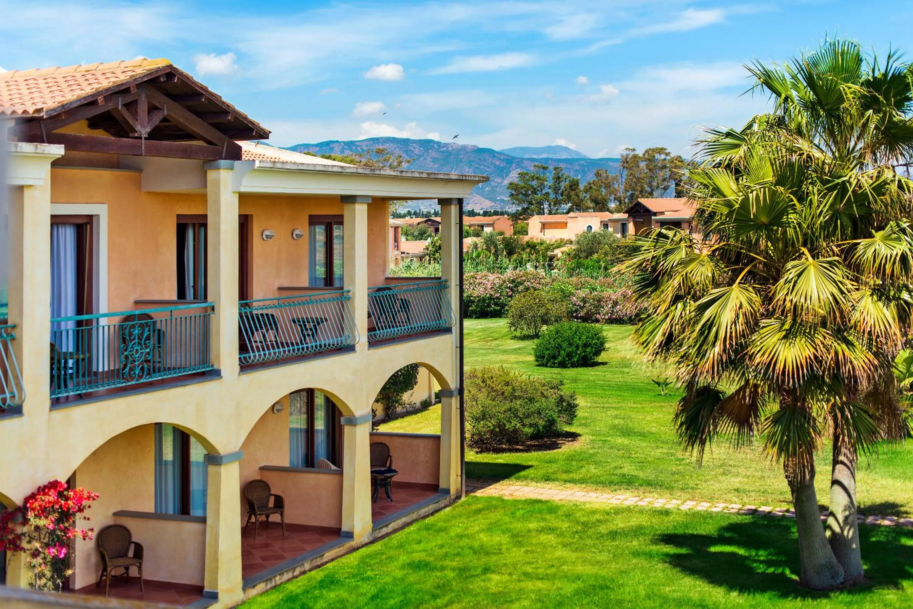 Facade/entrance in Hotel Santa Gilla