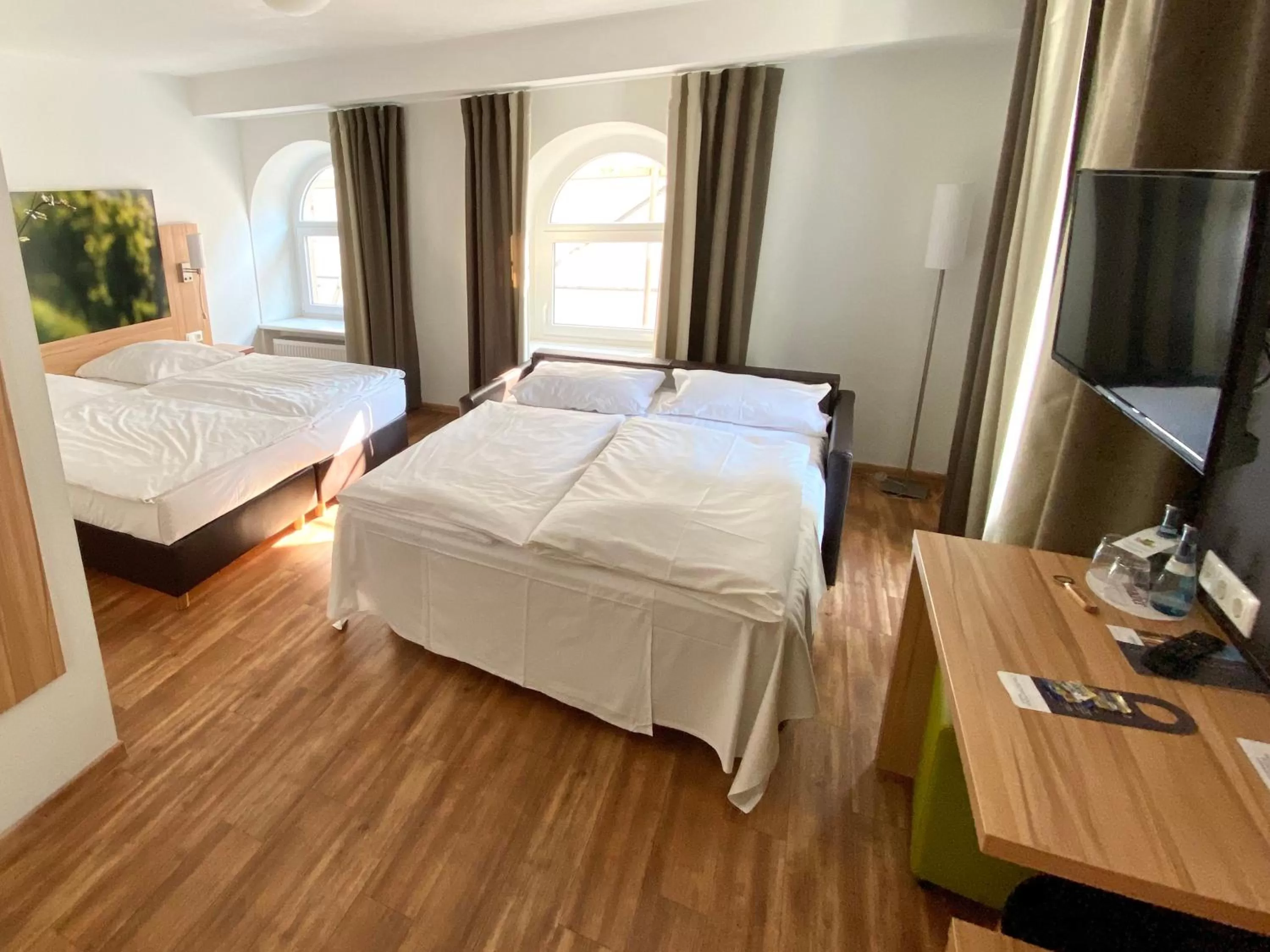 Bed in Hotel Deutsches Haus