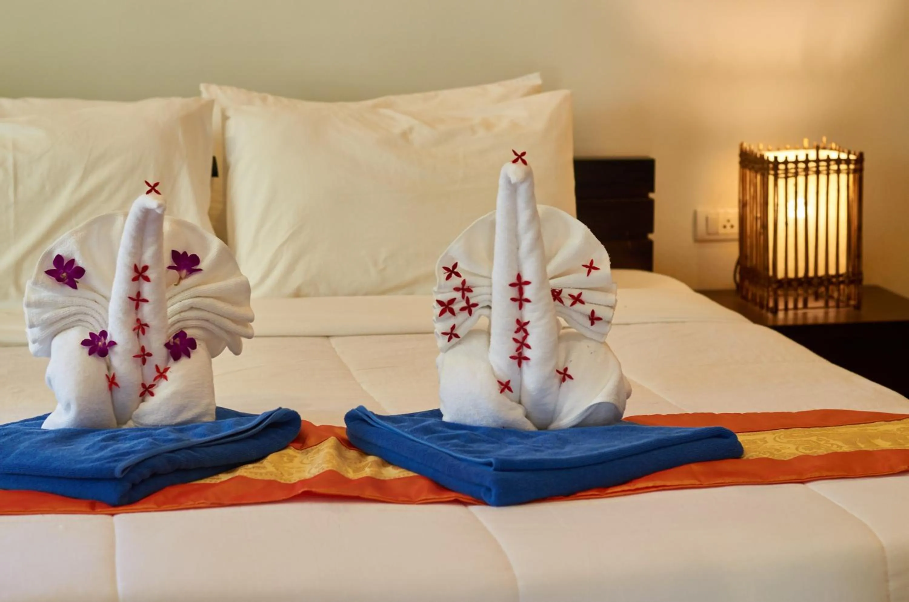 Decorative detail, Bed in Phuket Riviera Villas Hotel