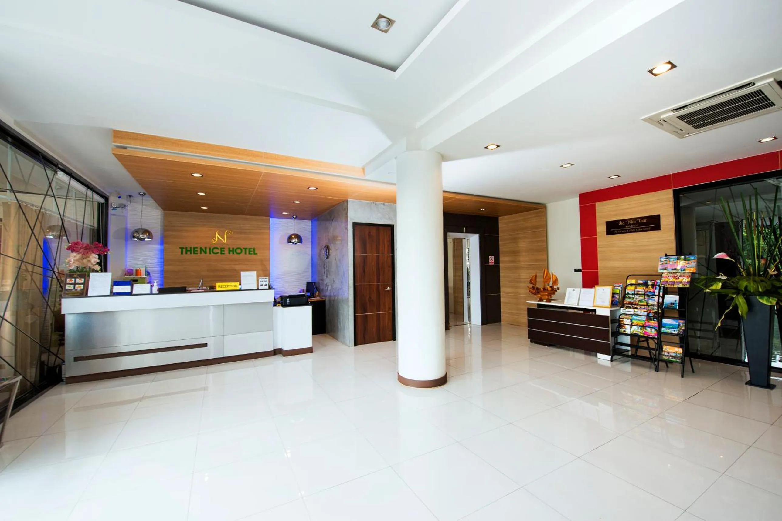 Lobby or reception in The Nice Krabi Hotel