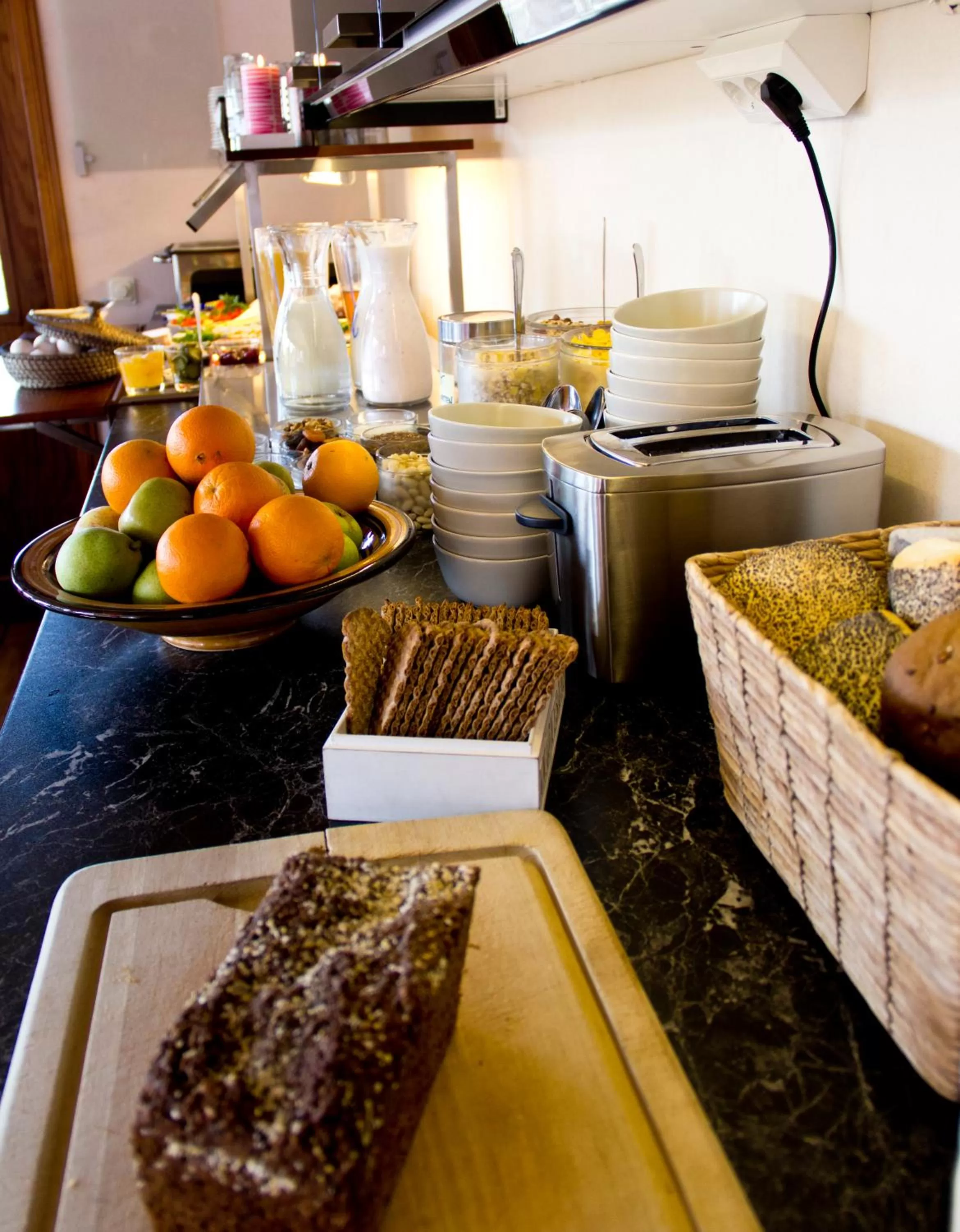 Buffet breakfast in Treetop Spa Hangout & Hotel