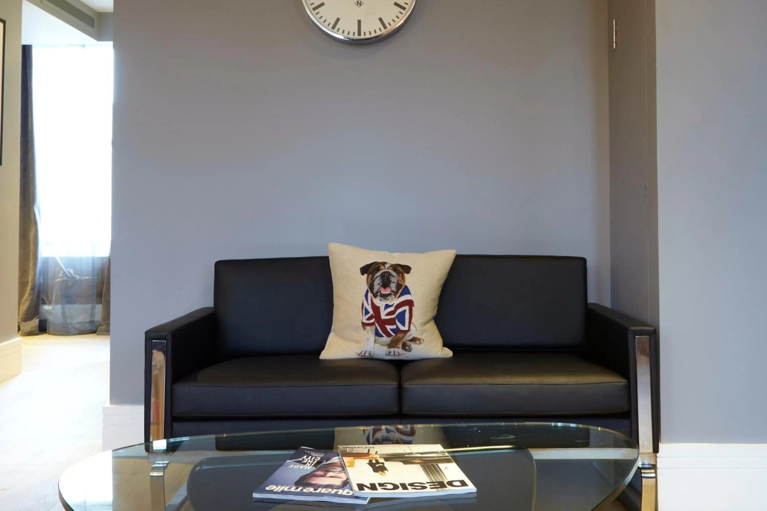 Living room in Malmaison London