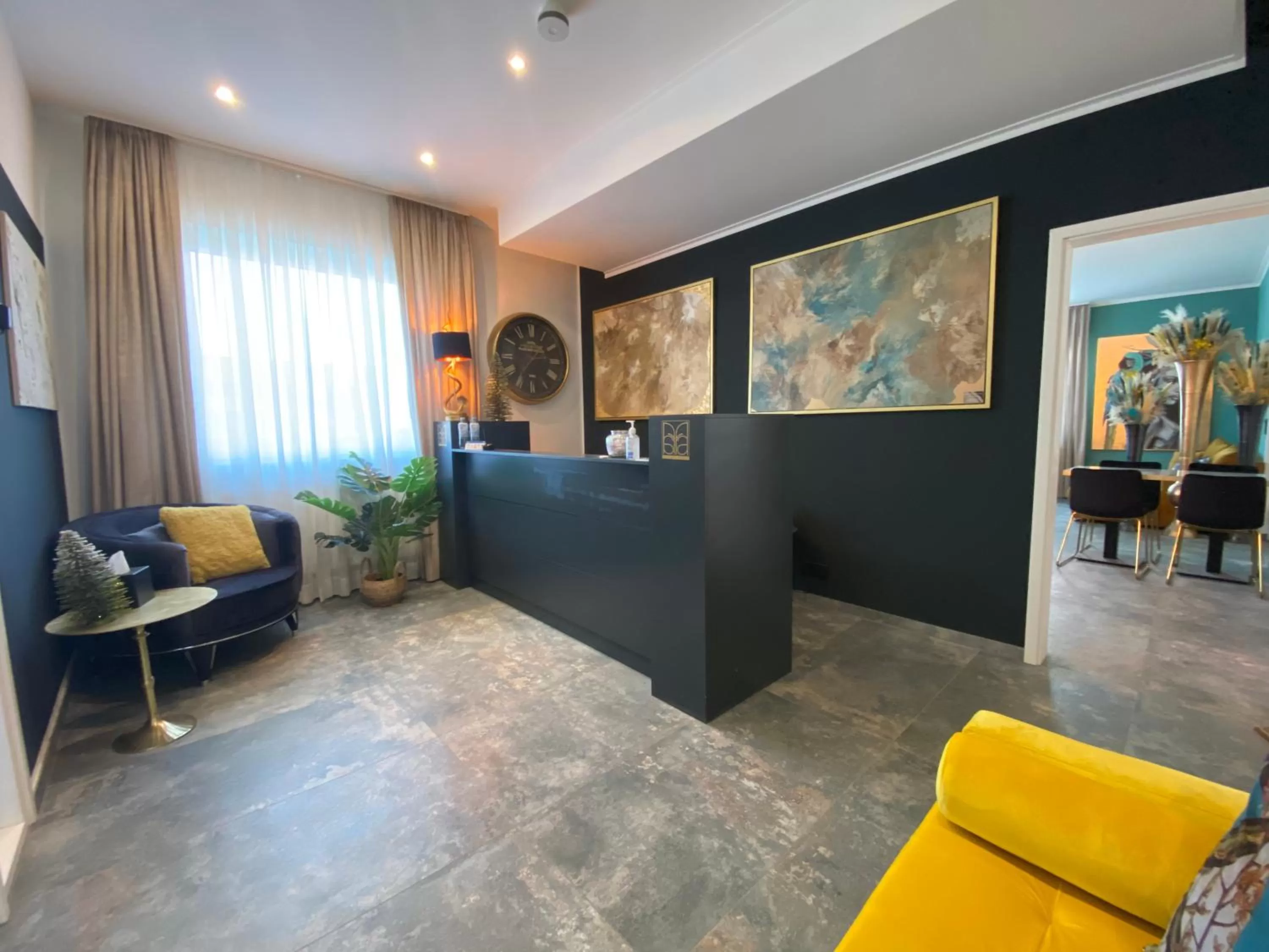 Seating area in MARRAM Suitehotel