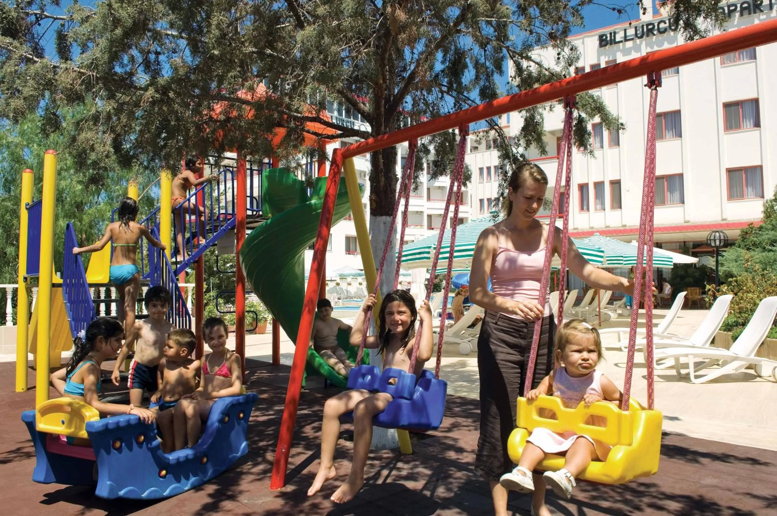Children play ground in Hotel Billurcu