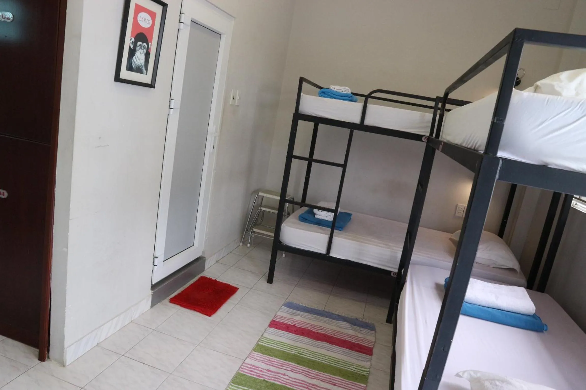 Balcony/Terrace, Bed in Long Hostel