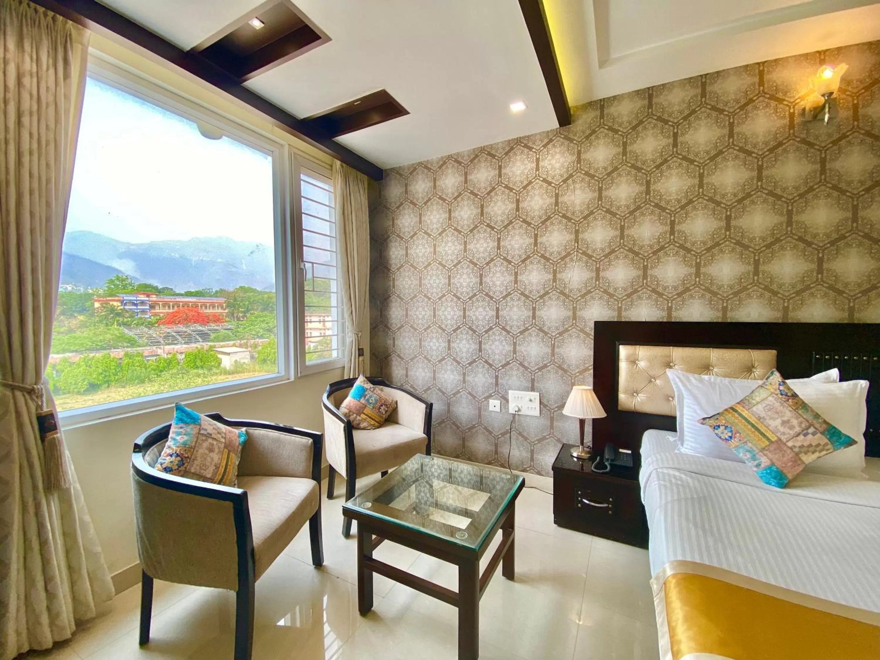 Living room in Green View by Green Tree Hotels
