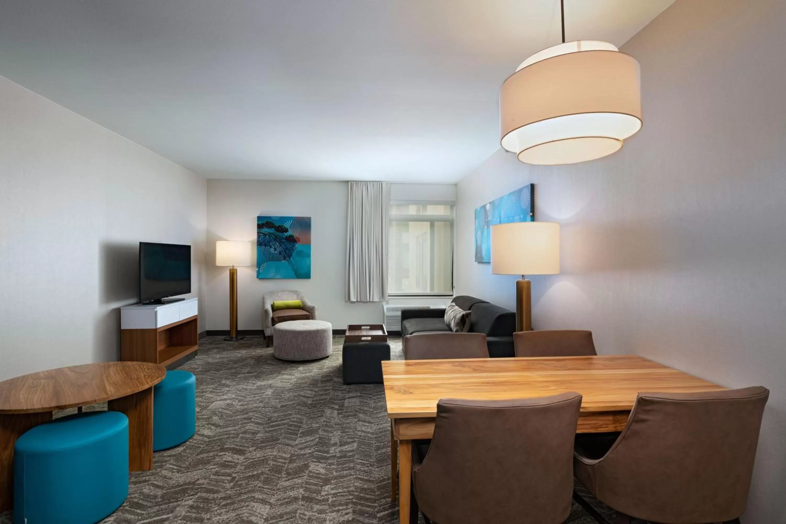 Living room in Springhill Suites by Marriott Anaheim Maingate