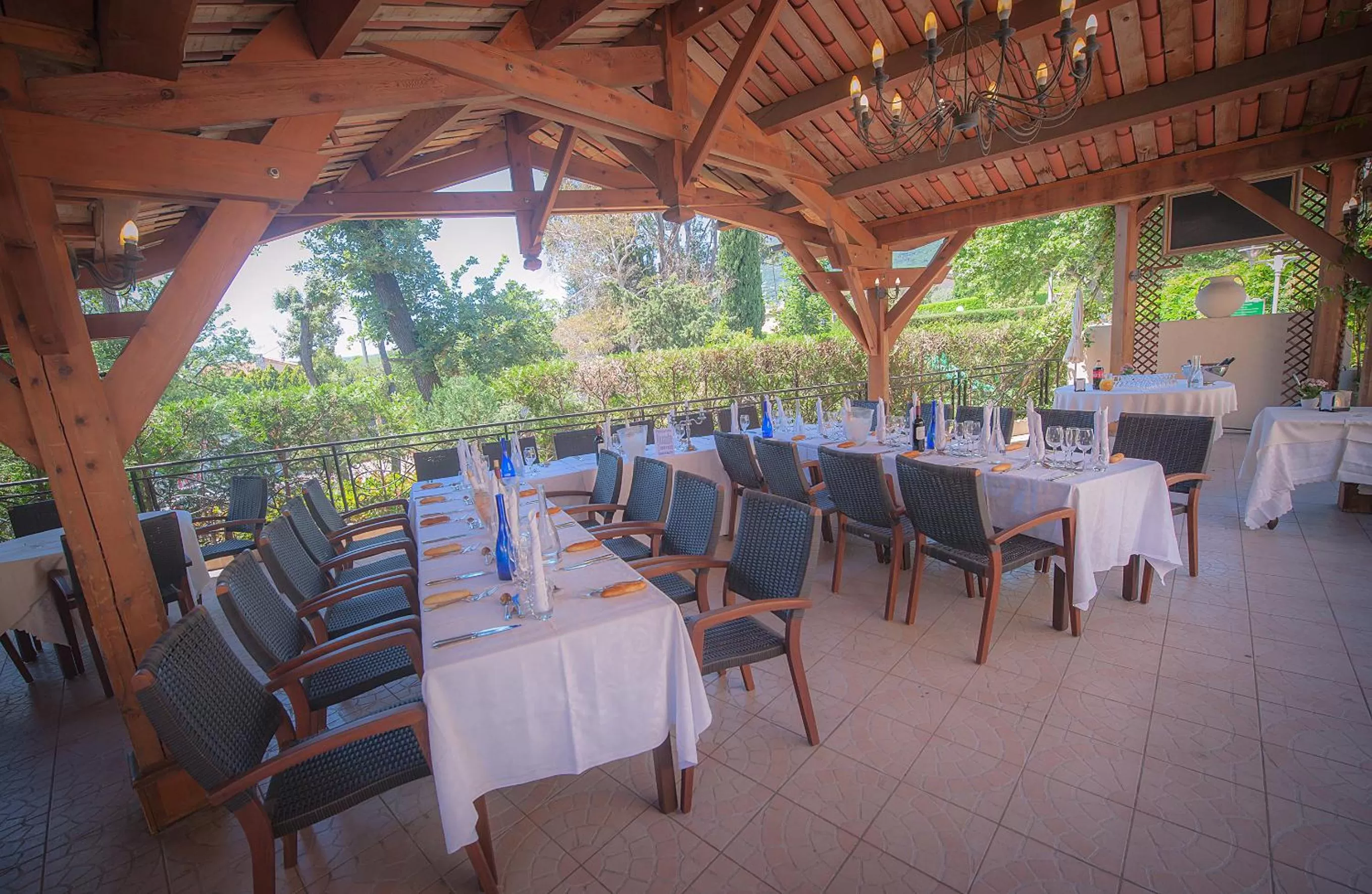 Property building in Hotel Lou Castelet