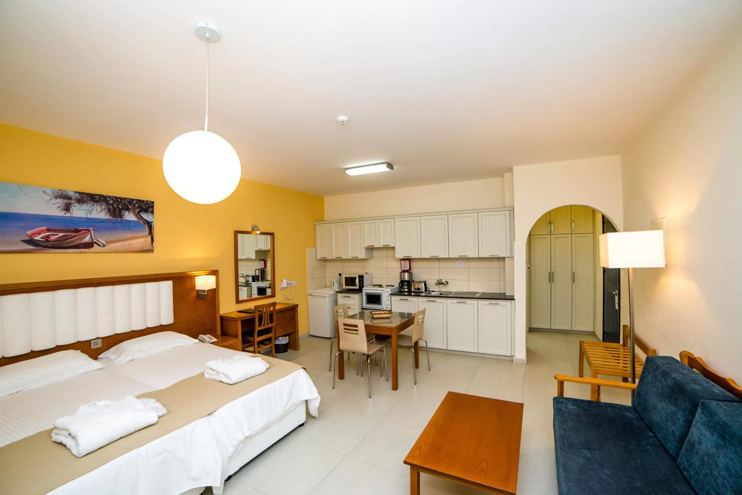 Photo of the whole room, Bed in Kefalos Beach Tourist Village