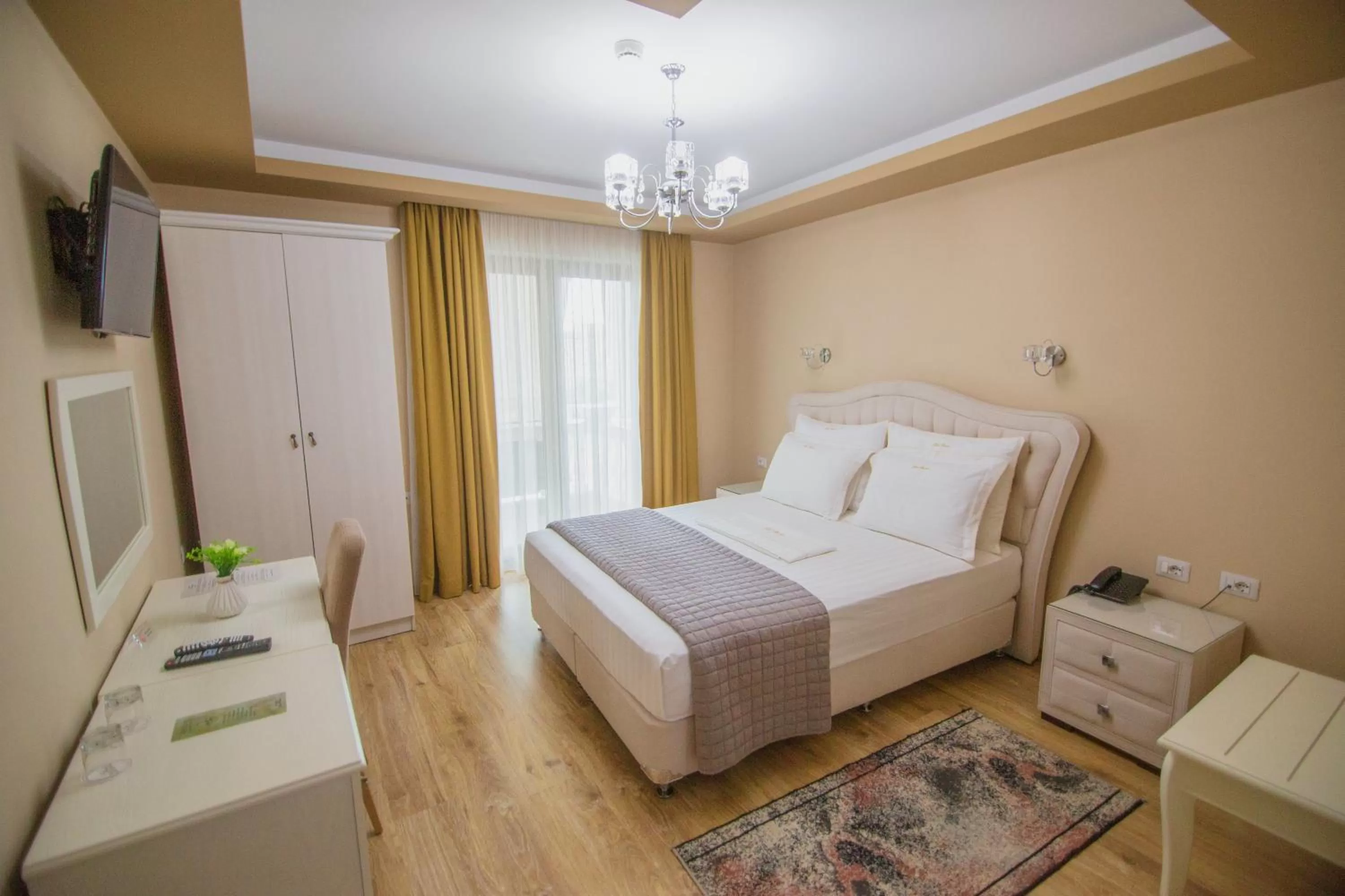 Bed in Christi's Hotel Borova