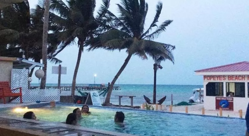 Swimming Pool in Beach Side Condos Caye Caulker by CCVH