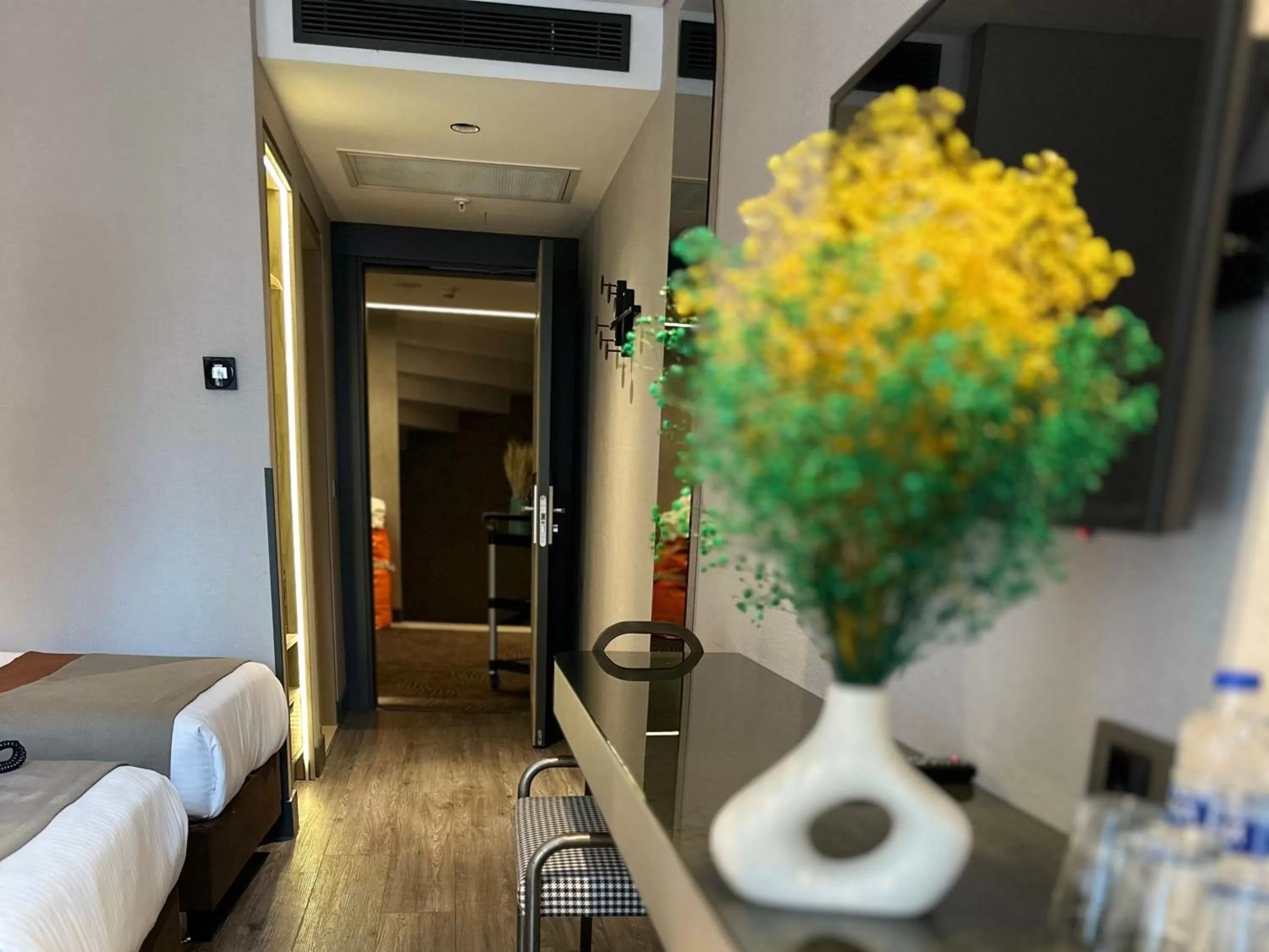 Bed in Edition Old City Hotel