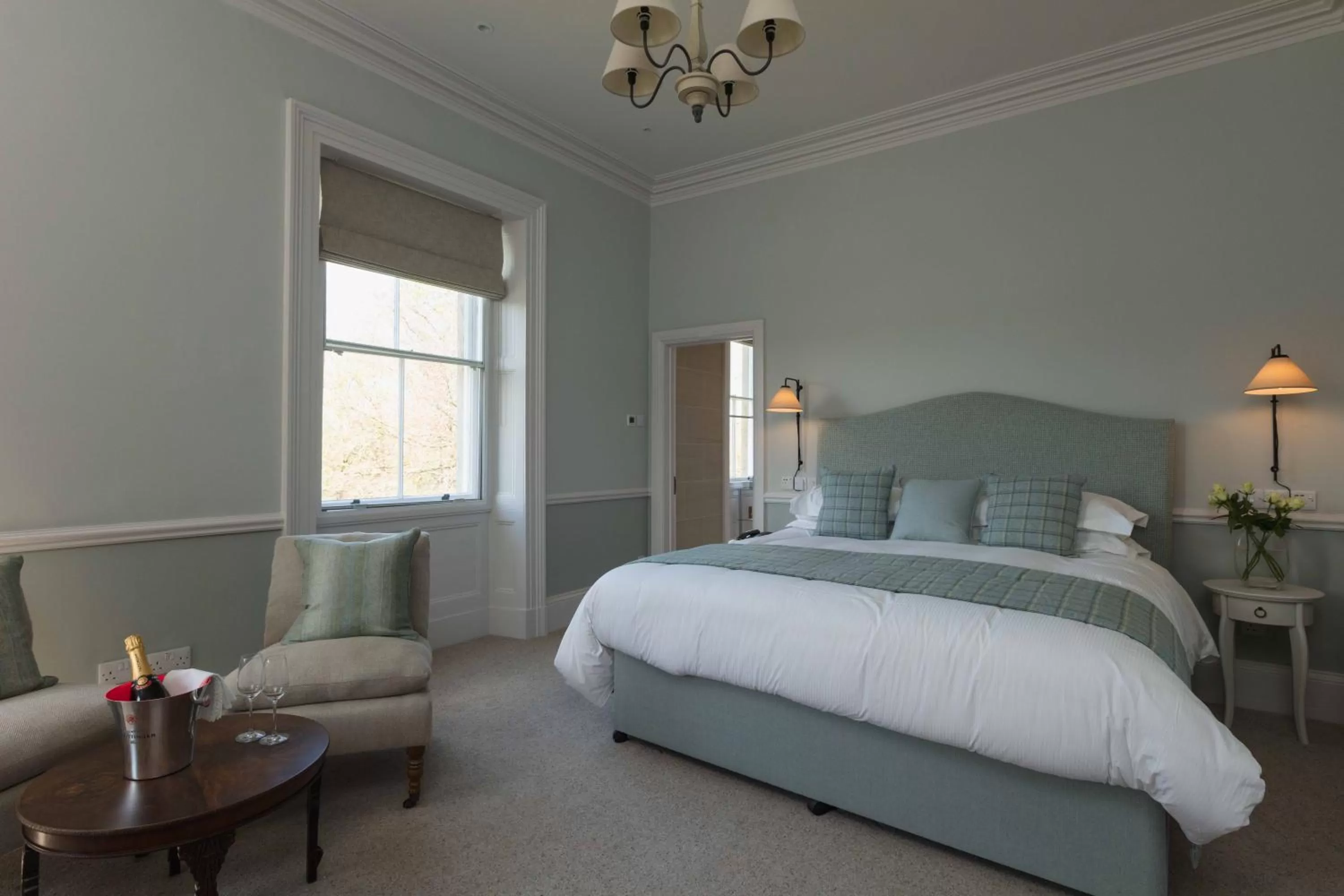 Bedroom, Bed in Farlam Hall Hotel & Restaurant