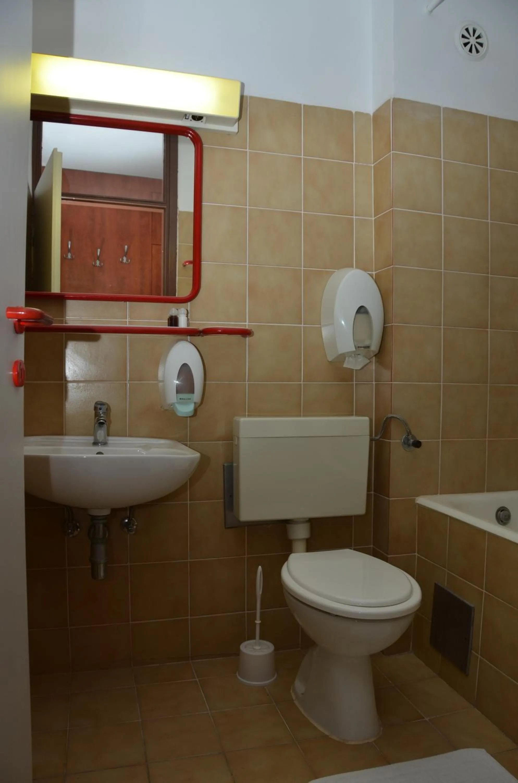 Toilet in Liberty Hotel