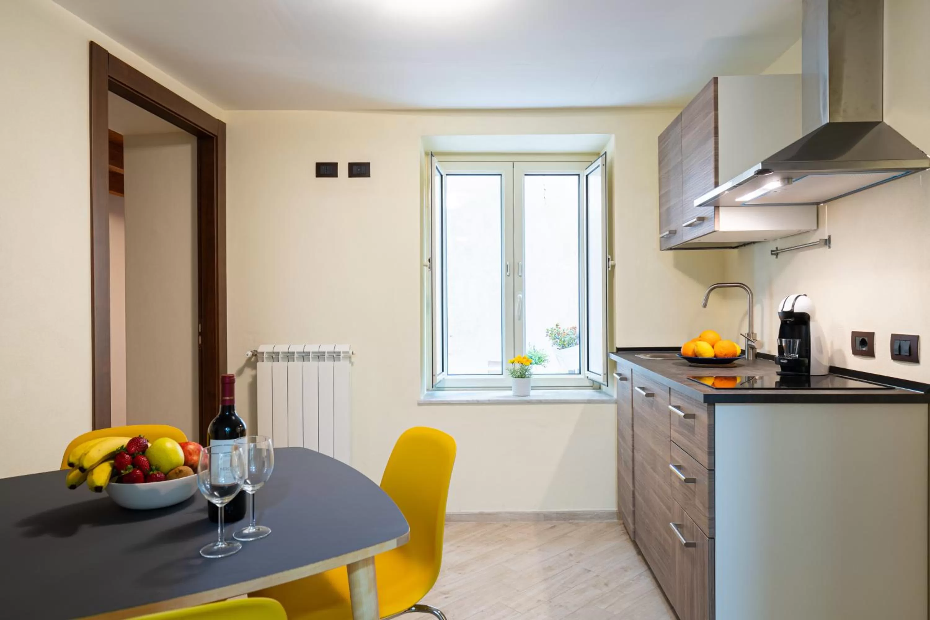 Kitchen or kitchenette in Open Sicily Residence - Central Apartments Near Quattro Canti