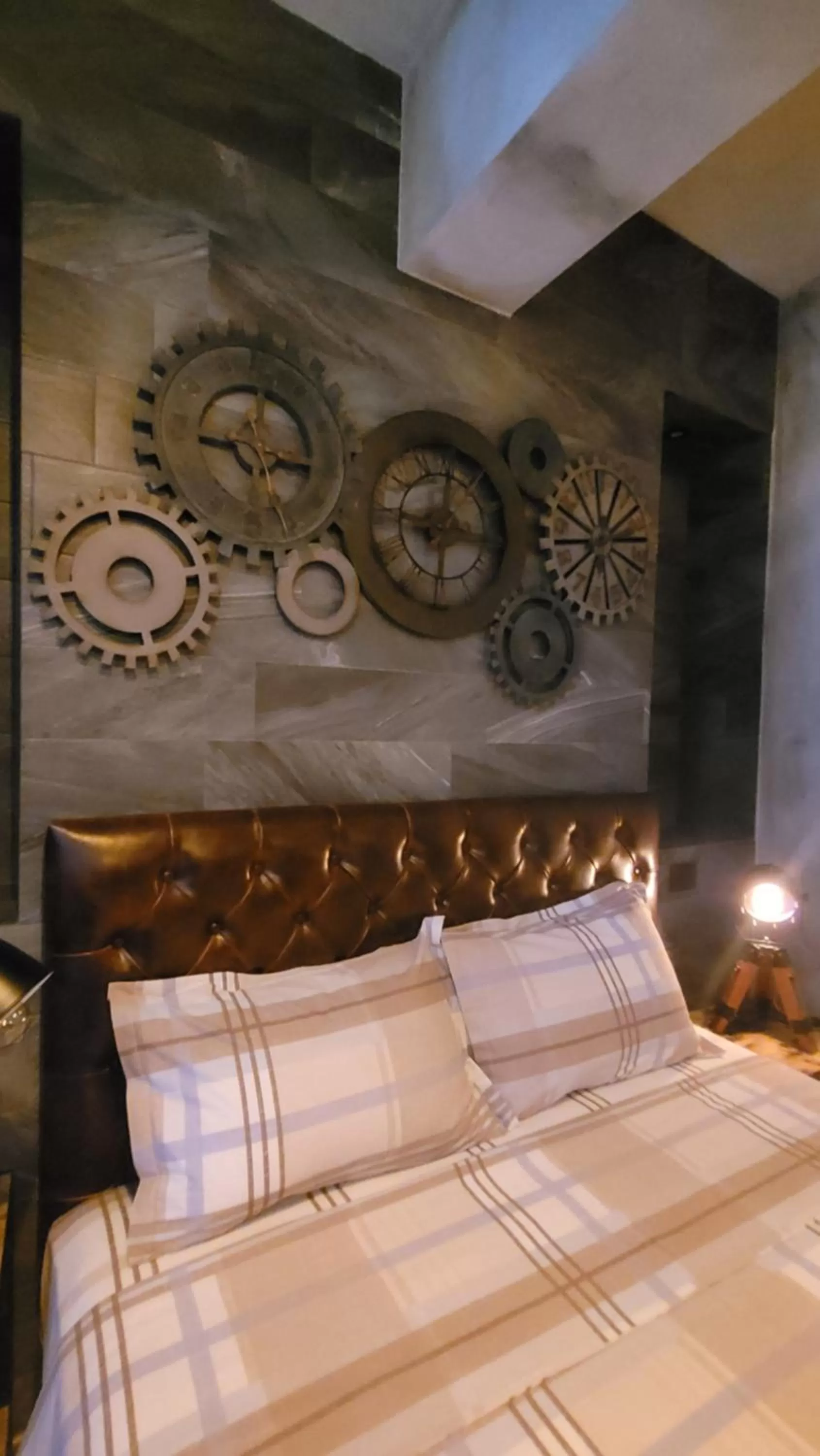 Bed in Terrace Suites Iasi