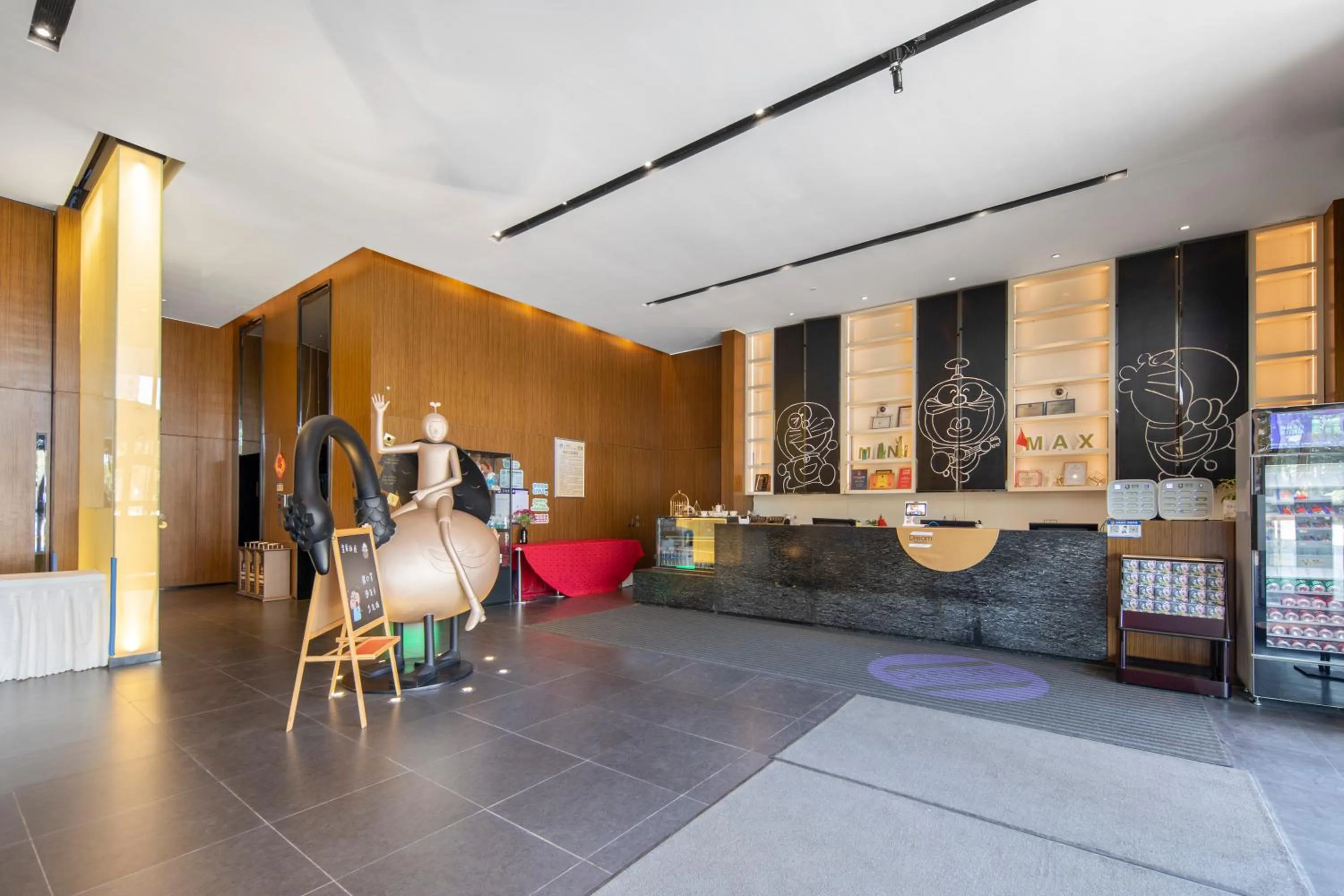 Seating area in Minimax Hotel Shanghai Songjiang