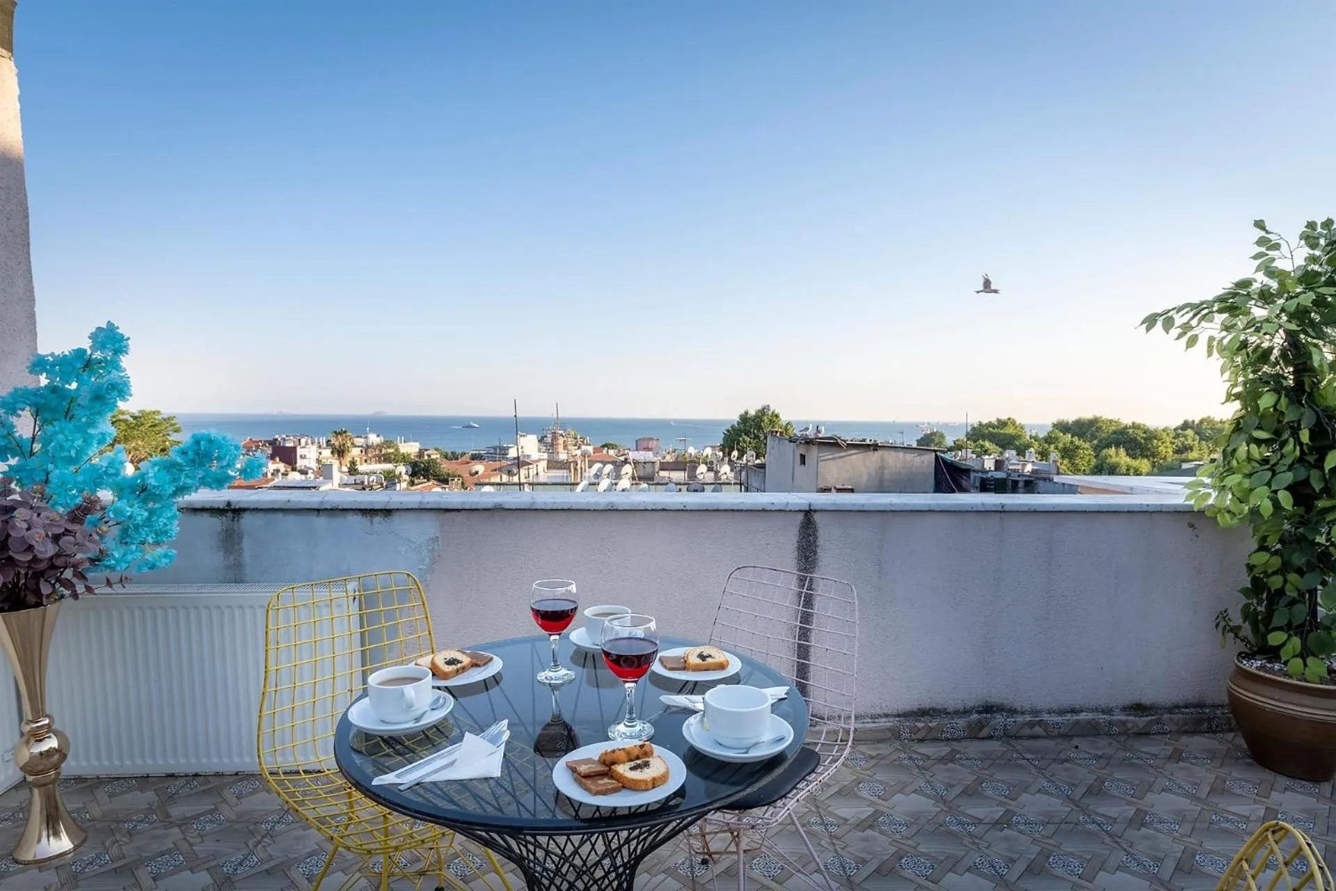 Balcony/Terrace in Kadirga Antik Hotel - Sultanahmet