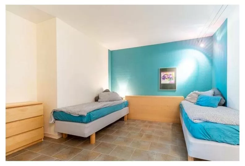 Bed in Hotel Herrloh