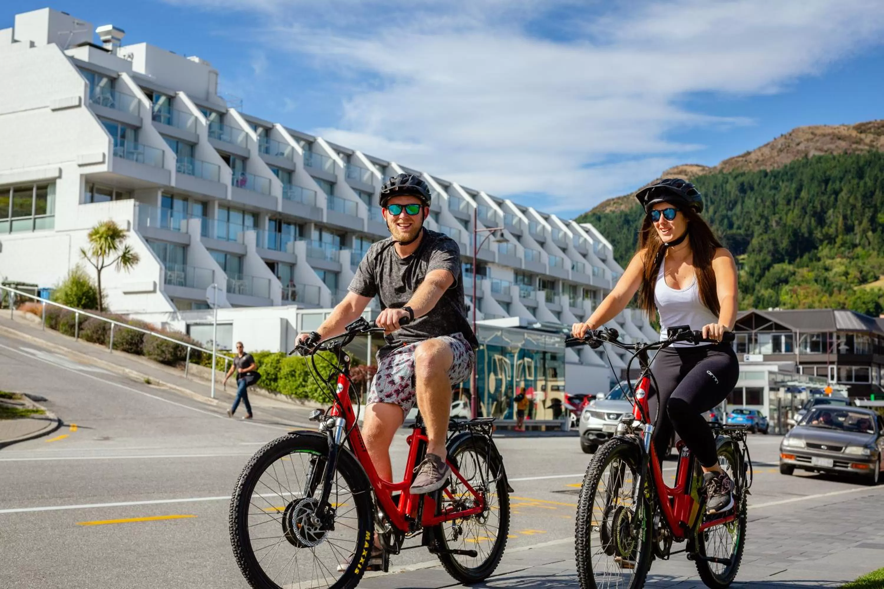 Cycling in Crowne Plaza Queenstown by IHG