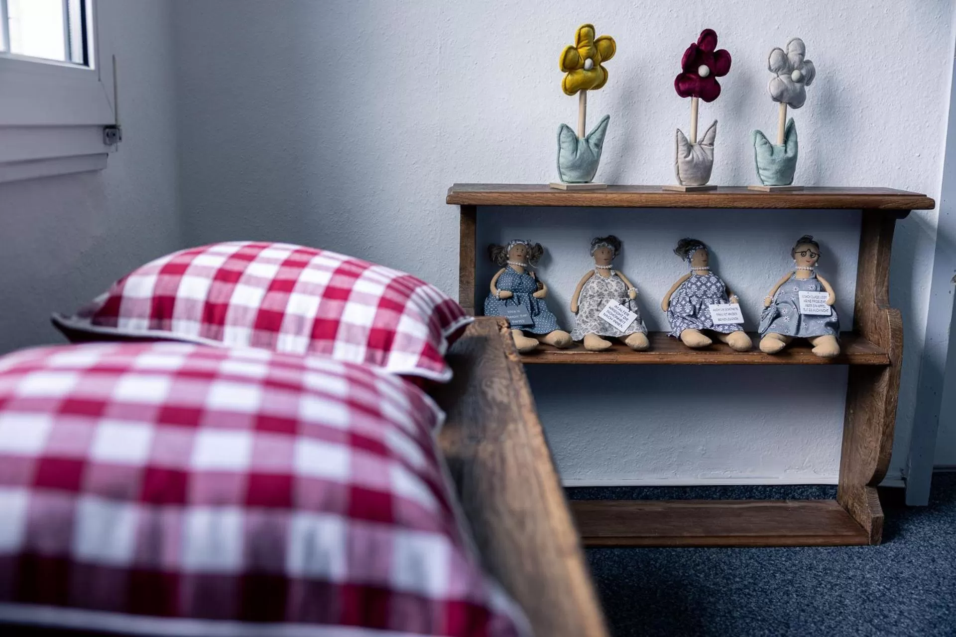 Seating area, Bed in HeimatHerz Hotel Garni