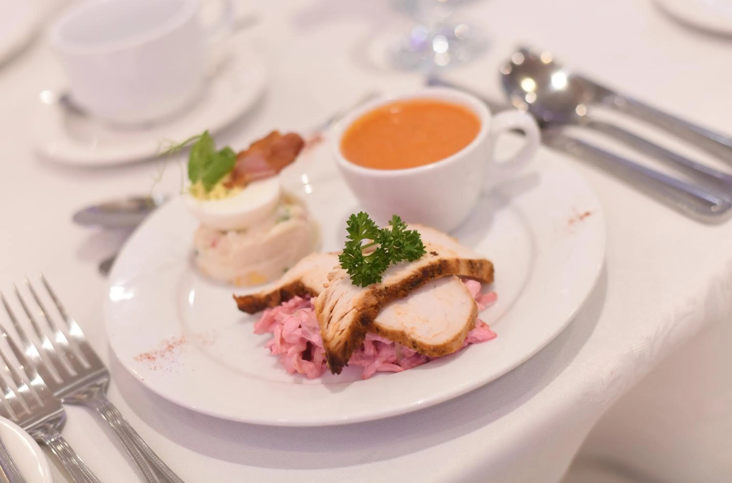 Food in The Lodge Hotel