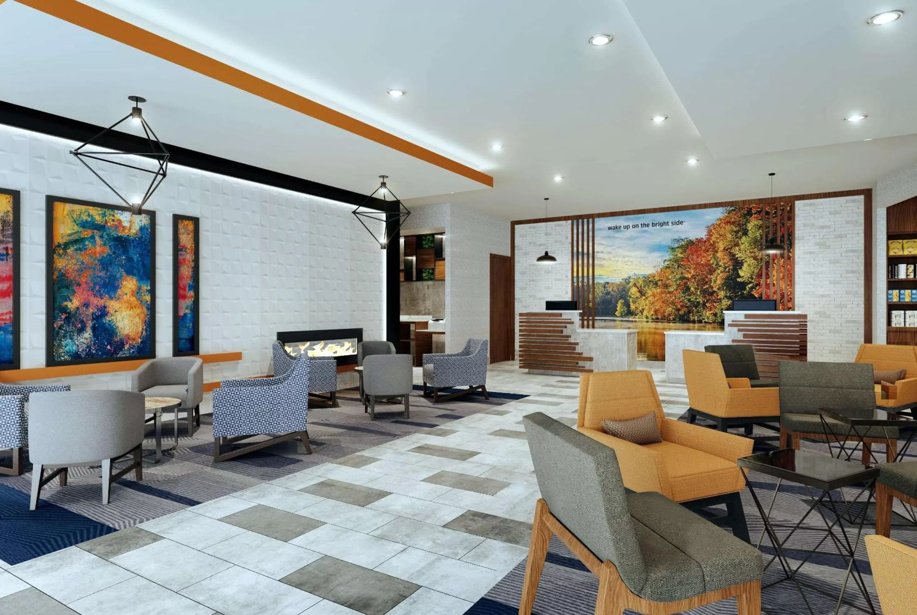 Lobby or reception in La Quinta Inn & Suites by Wyndham Marysville
