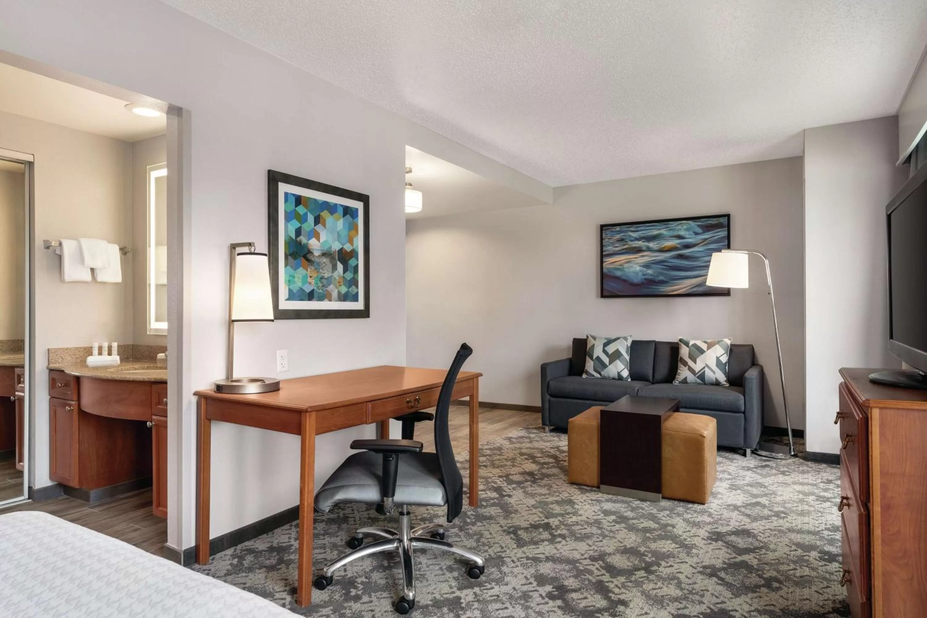 Bedroom, Bed in Homewood Suites by Hilton Corpus Christi