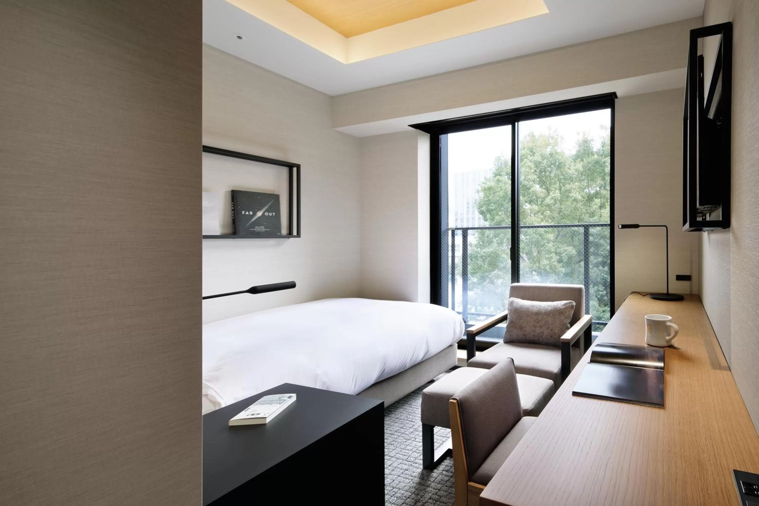 Photo of the whole room, Bed in LAMP LIGHT BOOKS HOTEL nagoya