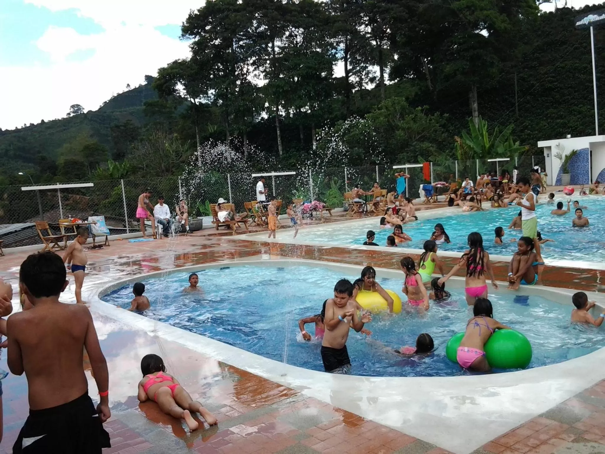 People in Sky Club Eco Hotel