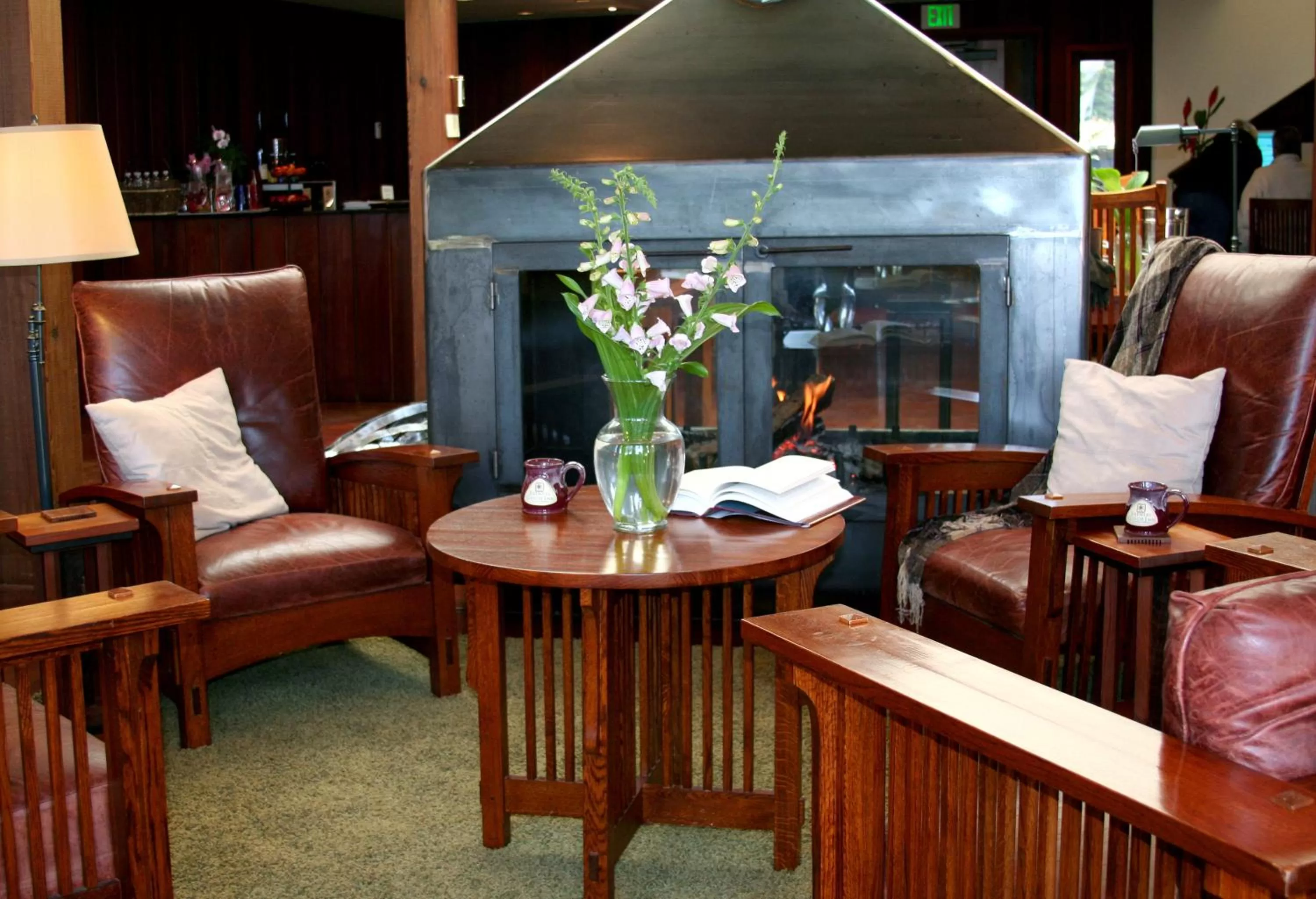 Communal lounge/ TV room in Brewery Gulch Inn & Spa