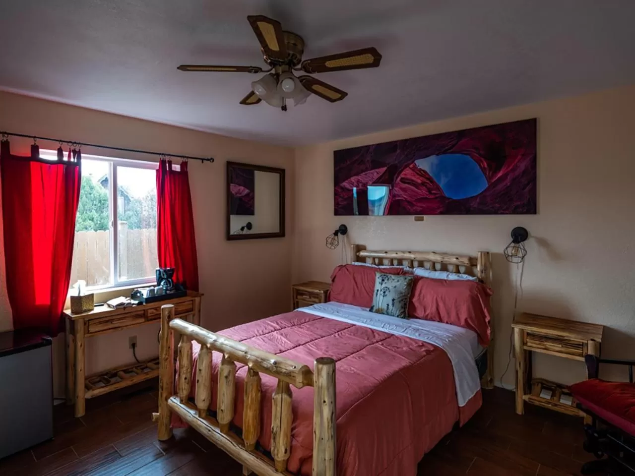 Bed in Bryce Trails Bed and Breakfast