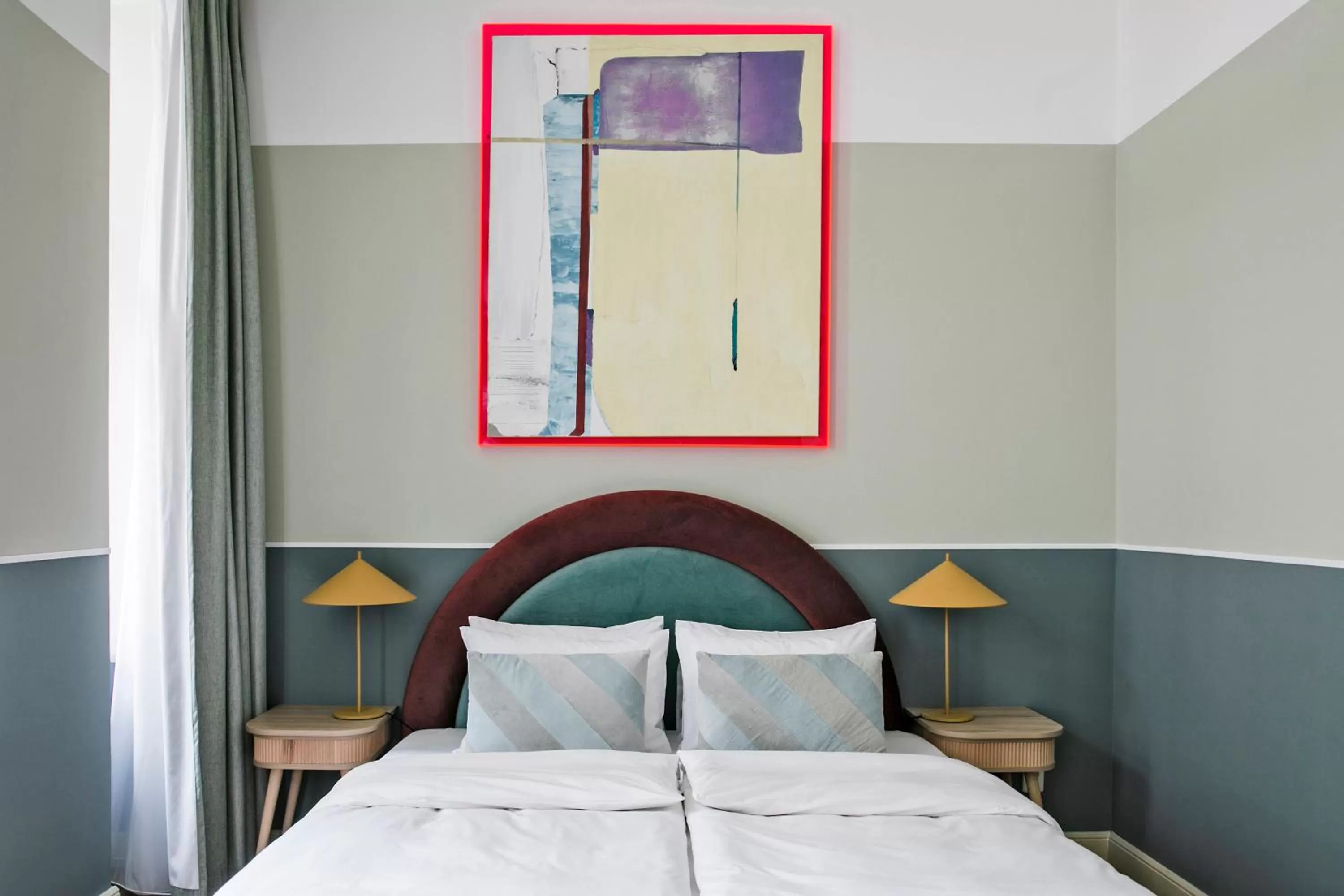 Bed in Numa Prague Flow