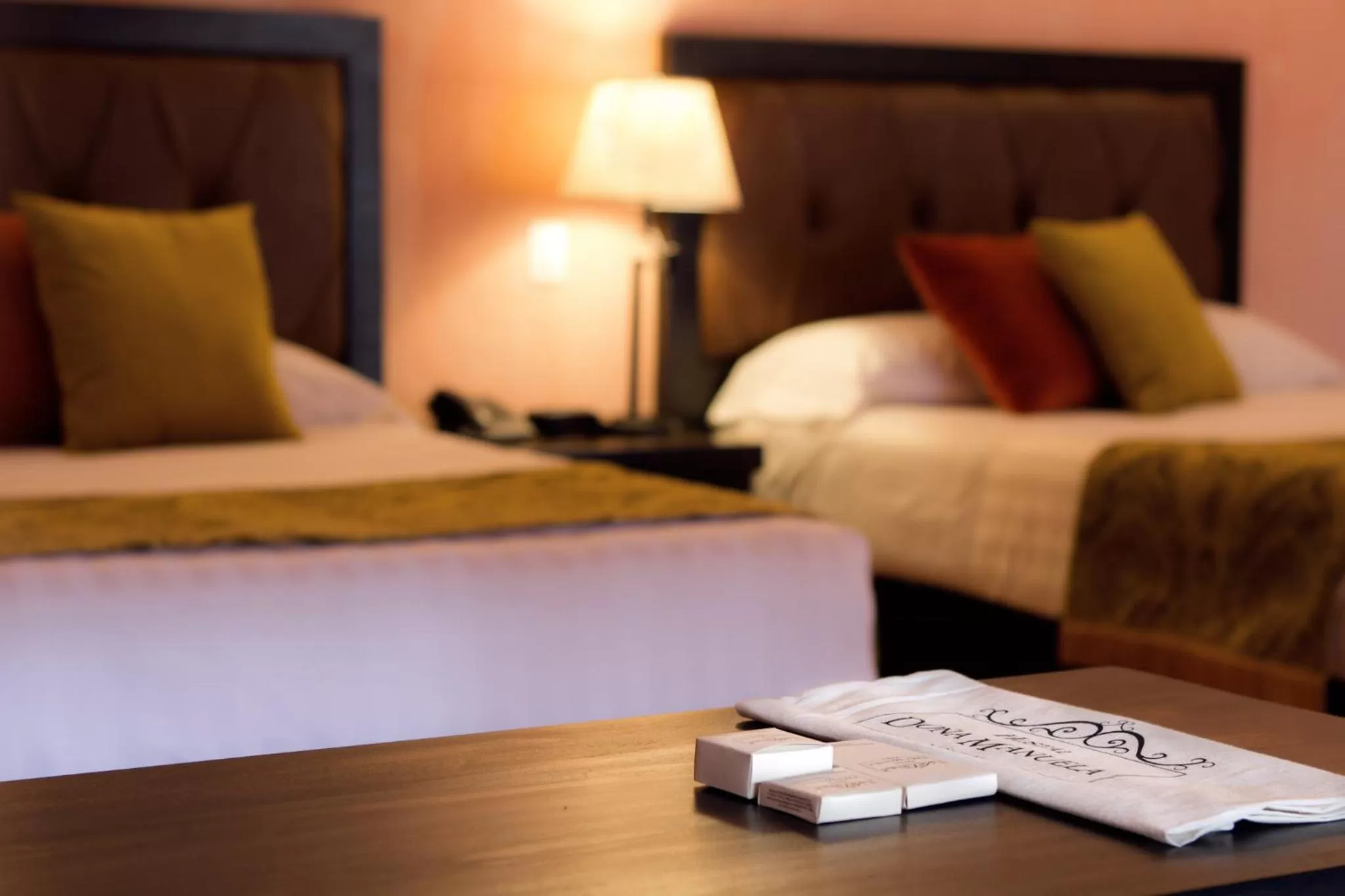 Bed in Hotel Doña Manuela