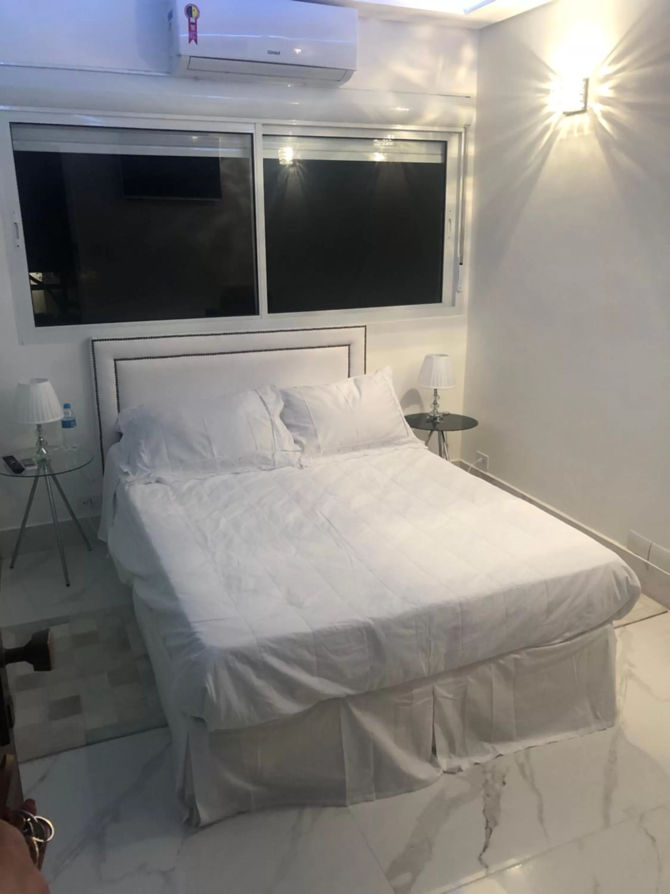 Bed in Apart Hotel Delphin Guaruja