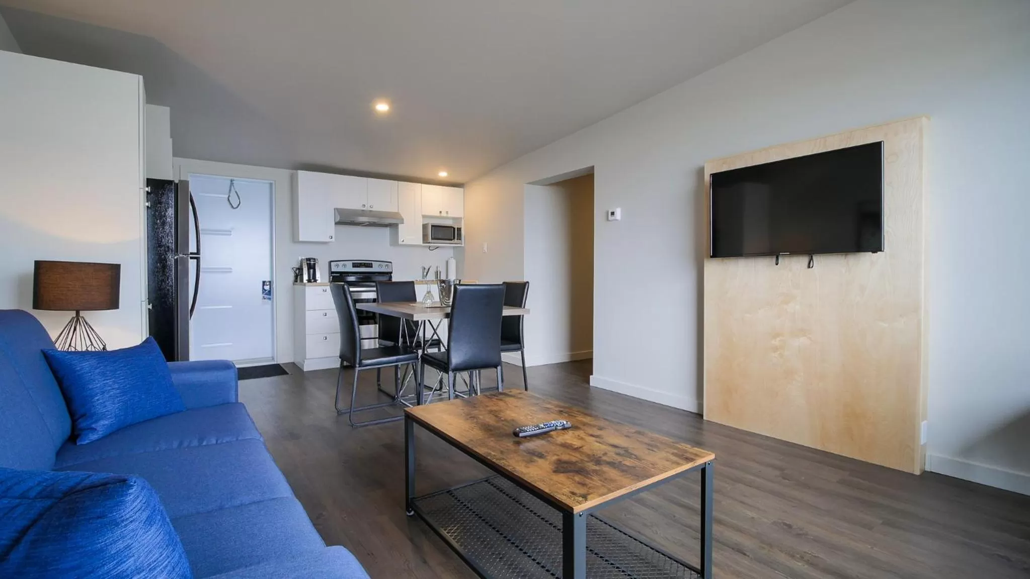 Kitchen or kitchenette in Riôtel Carleton-sur-Mer