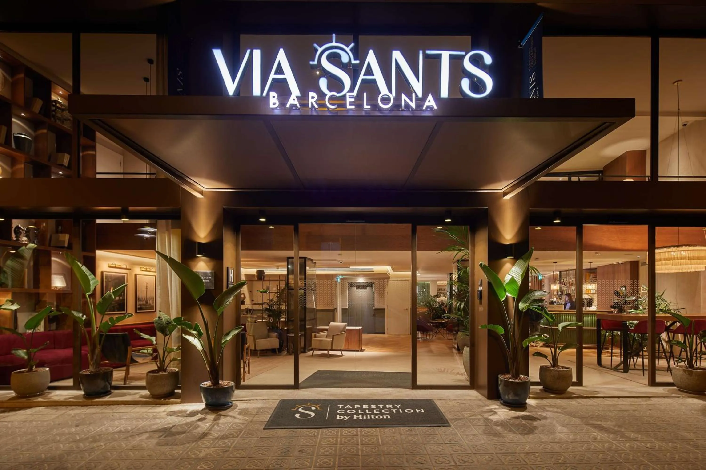 Property building in Via Sants Hotel Barcelona, Tapestry Collection By Hilton