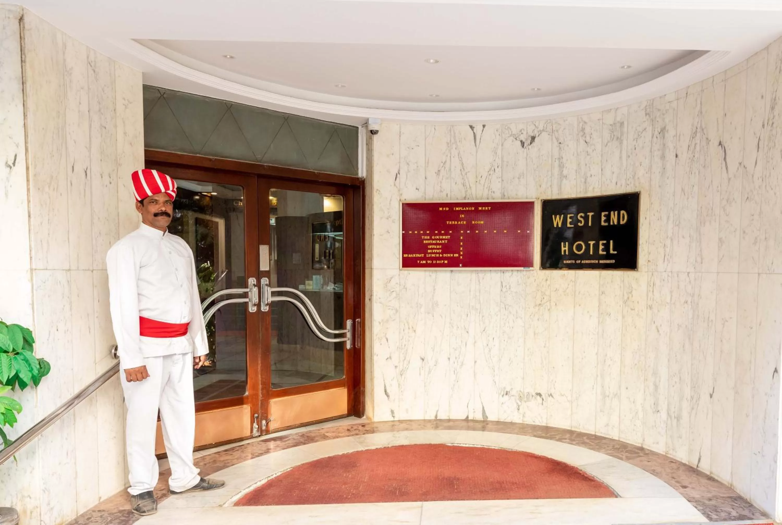 Facade/entrance in West End Hotel Opp Bombay Hospital