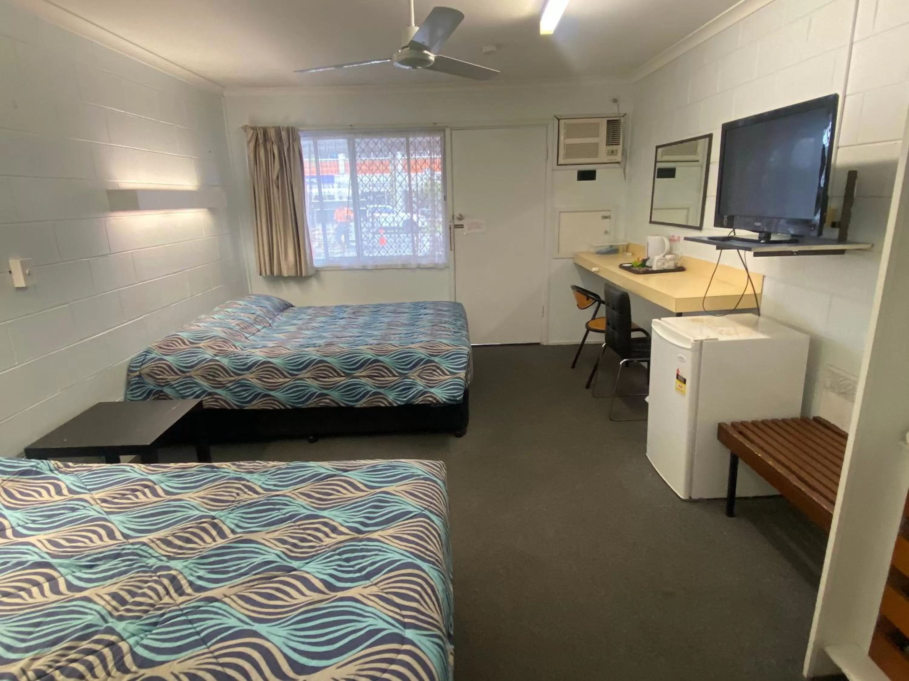 Bed in Classic Motel