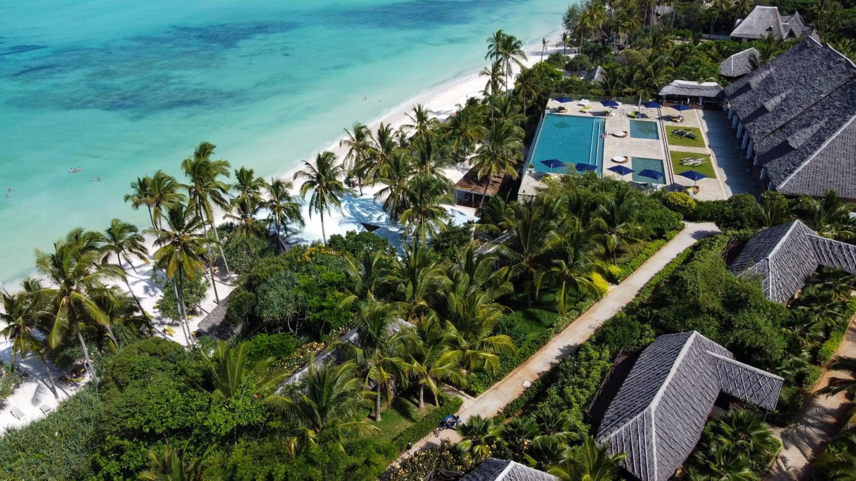 Bird's eye view in Melia Zanzibar