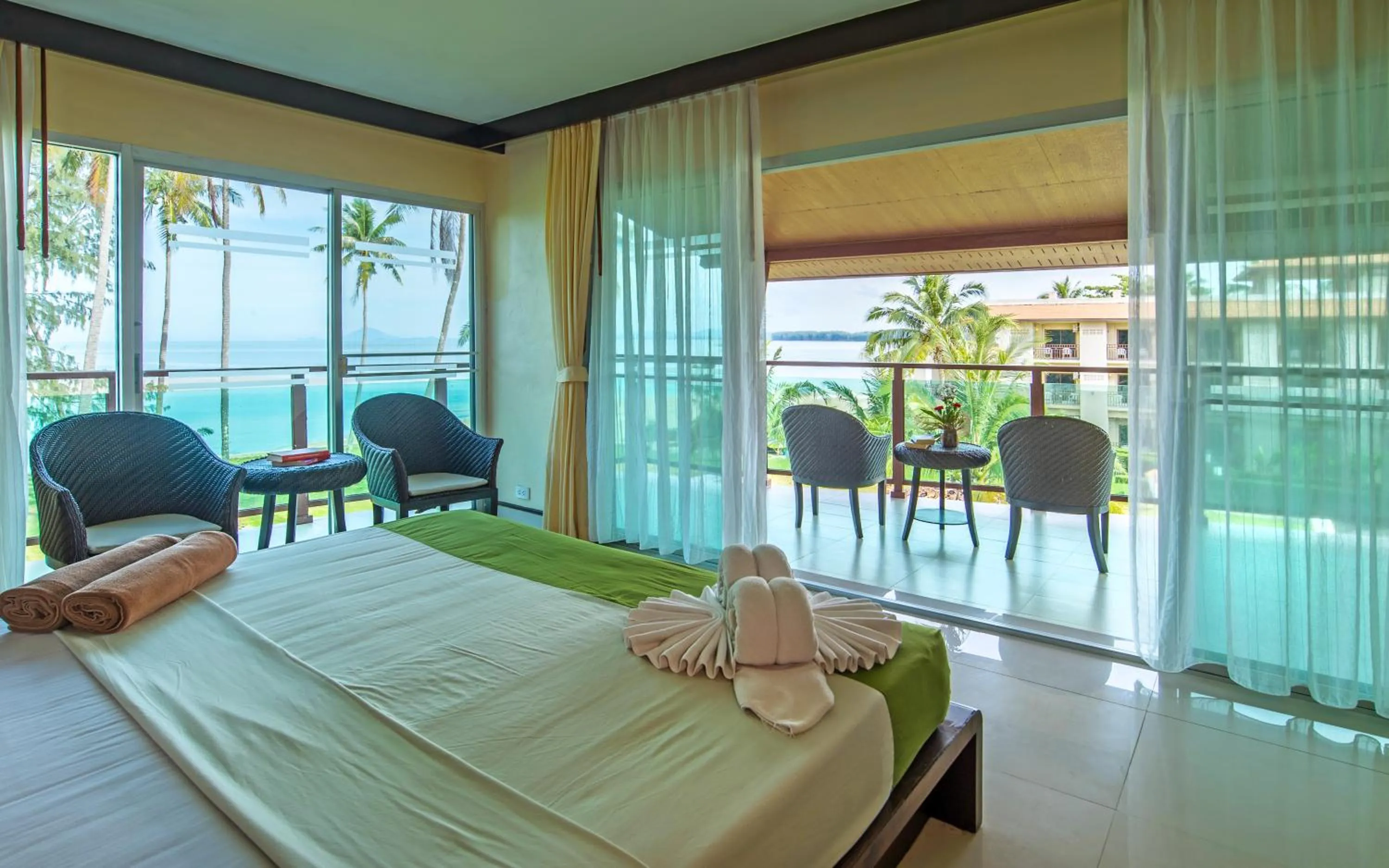 Beach Front Double Room with Bathtub in LANTA PURA beach resort-SHA extra plus