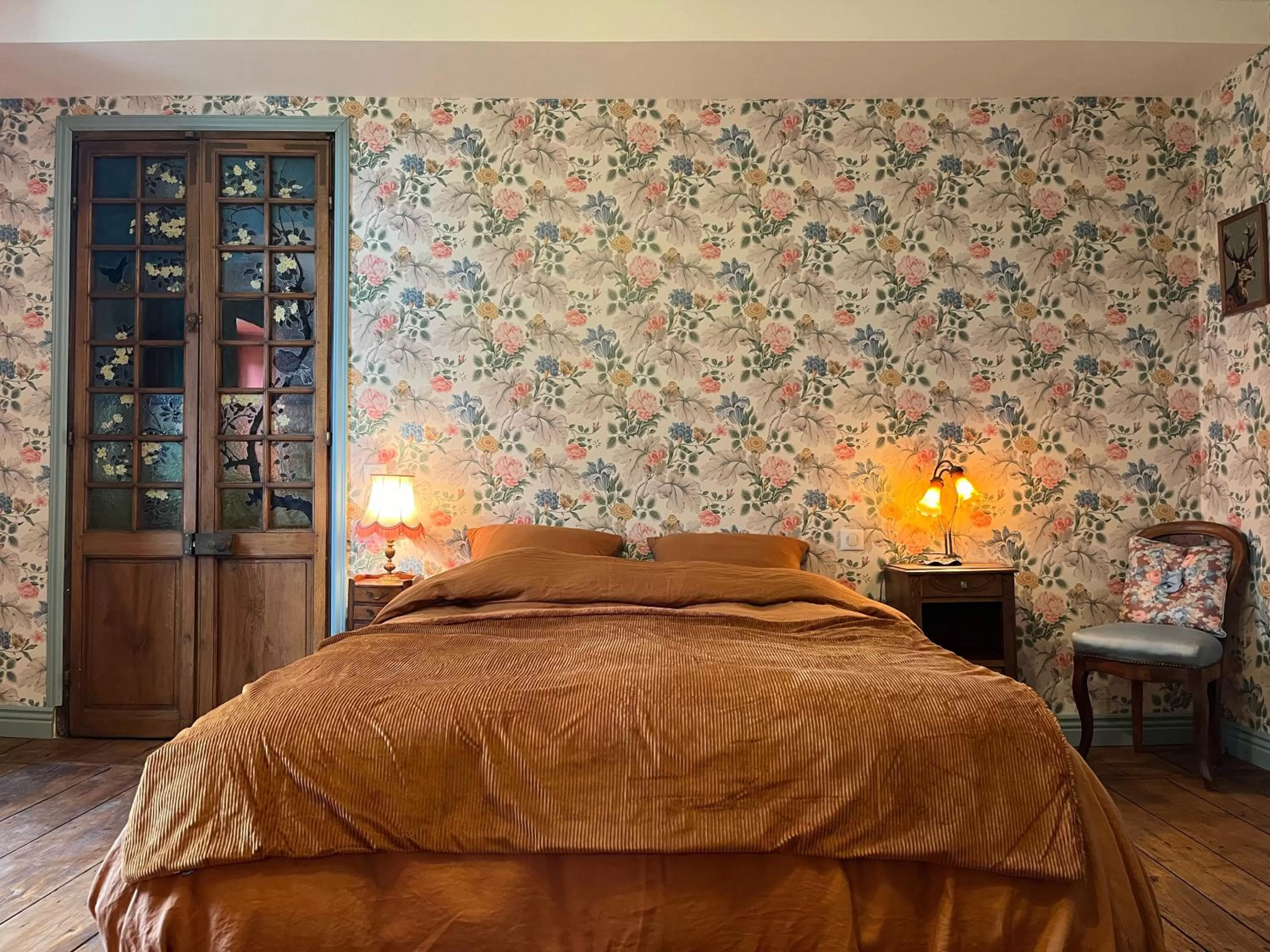 Bed in Le Clos Chalmon Chambre d'hôte