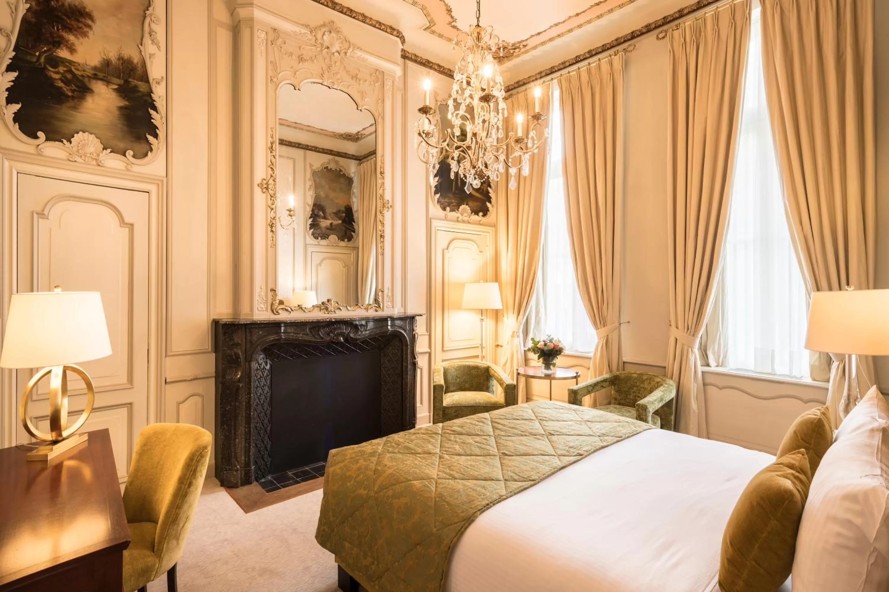 Bedroom, Bed in Dukes' Palace Brugge - by Dukes' Hotel Collection