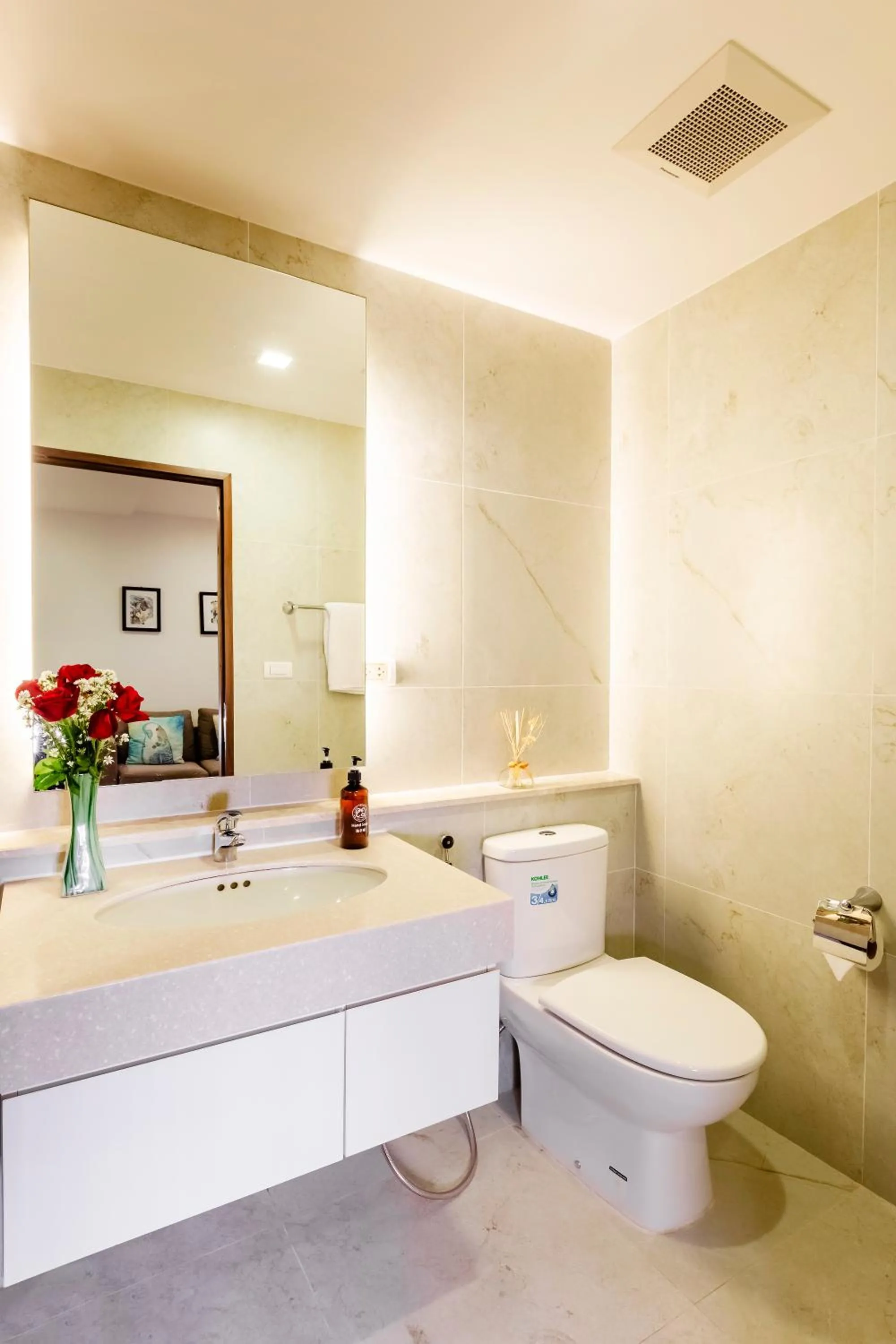 Bathroom in Anta Residence ''Self-sevice apartment''