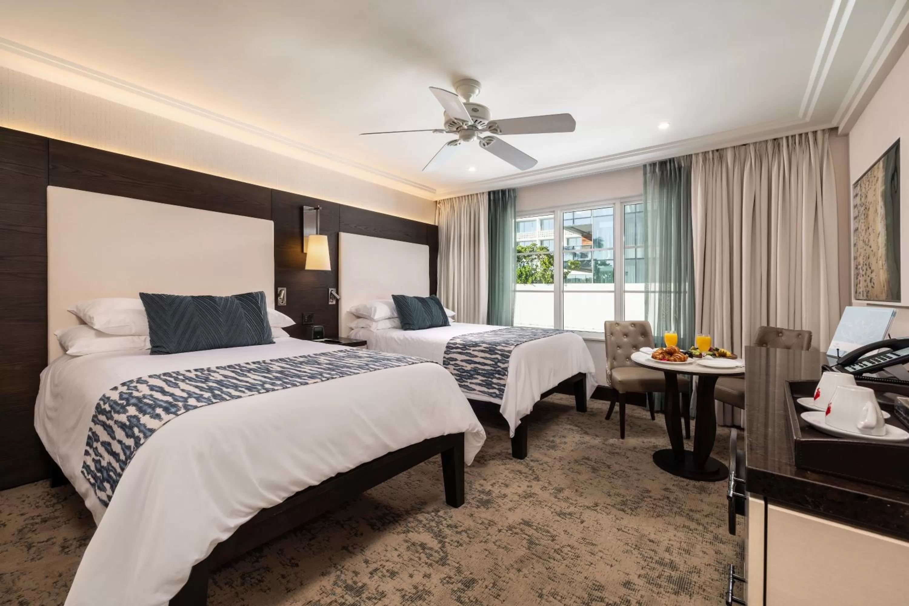 Bed in The Palms Hotel & Spa